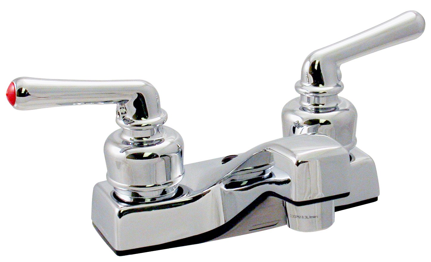 Valterra PF212308 Phoenix DuraPro Two Teacup Handle 4" Lavatory RV Bathroom, Faucet