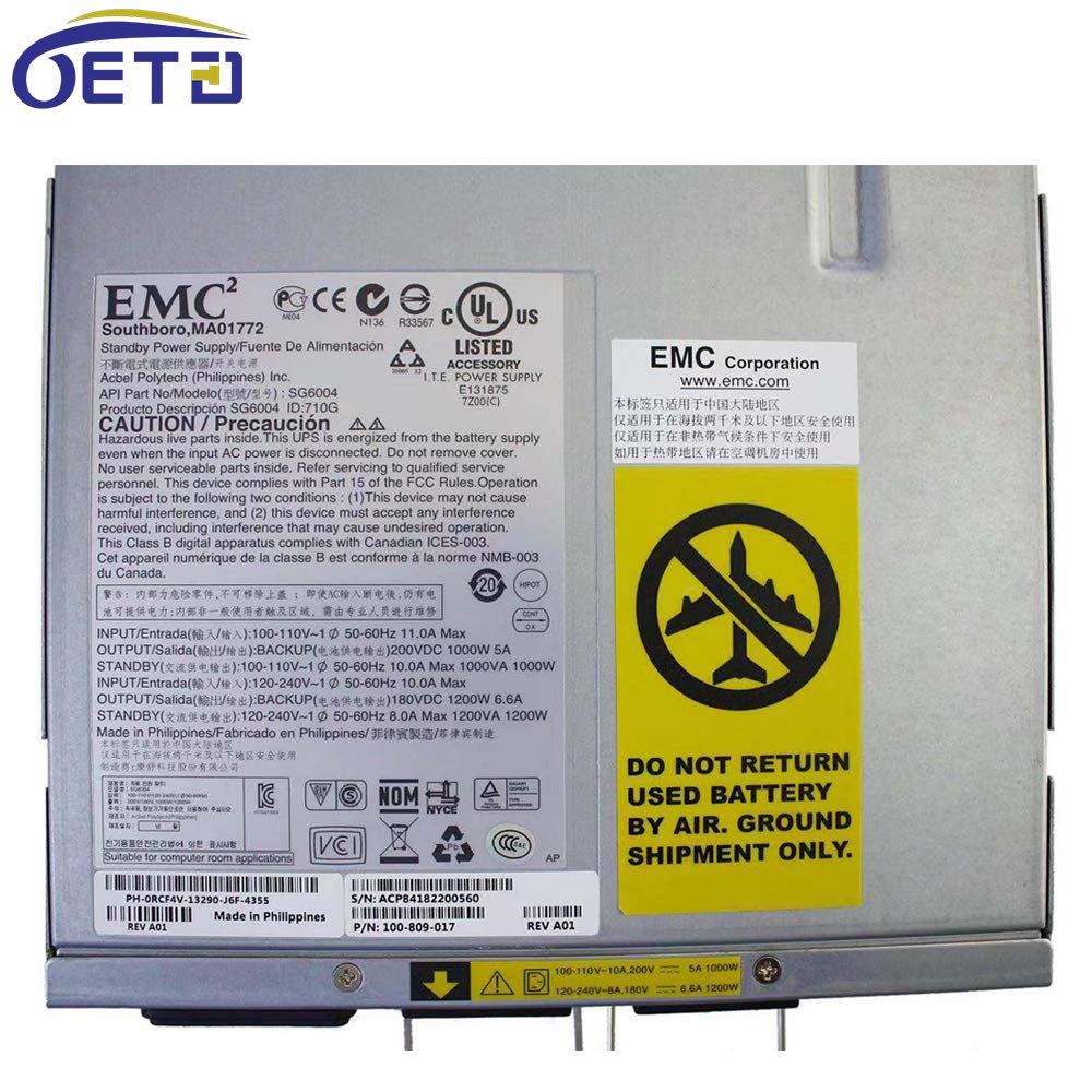 078-000-085 EMC 1200W Standby Power Supply SPS 078-000-063 078-000-064