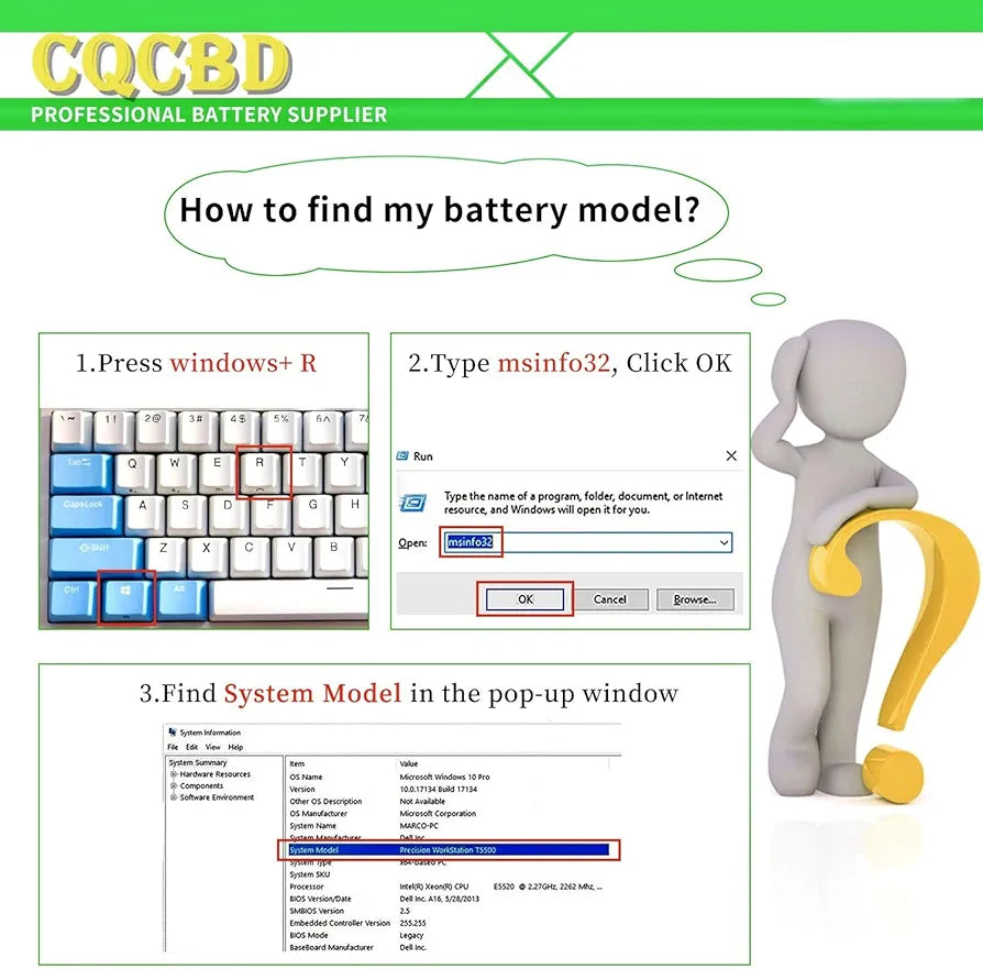 CQCQ BAT 2S1P-2 Battery for Dell Raid Controller PowerVault MD3200i MD3220i MD3220i 0D668J Series [6.6V 7.26Wh]