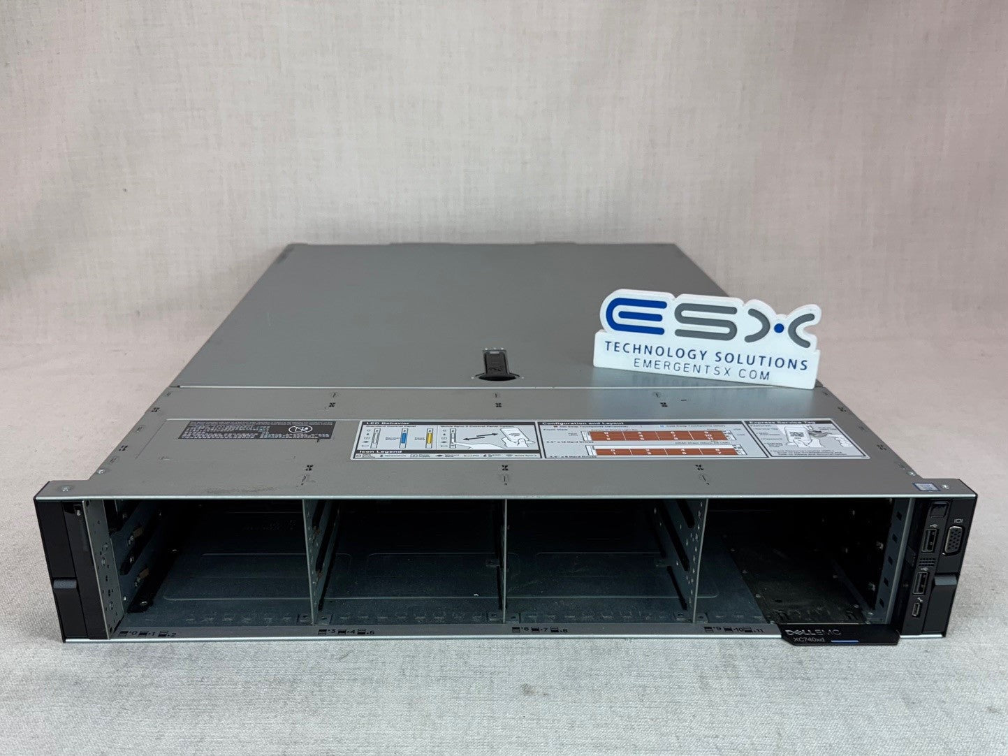 Dell PowerEdge XC740XD 12x 3.5" Server - 2x 28 Core Platinum 8176 2.1GHz, 128GB