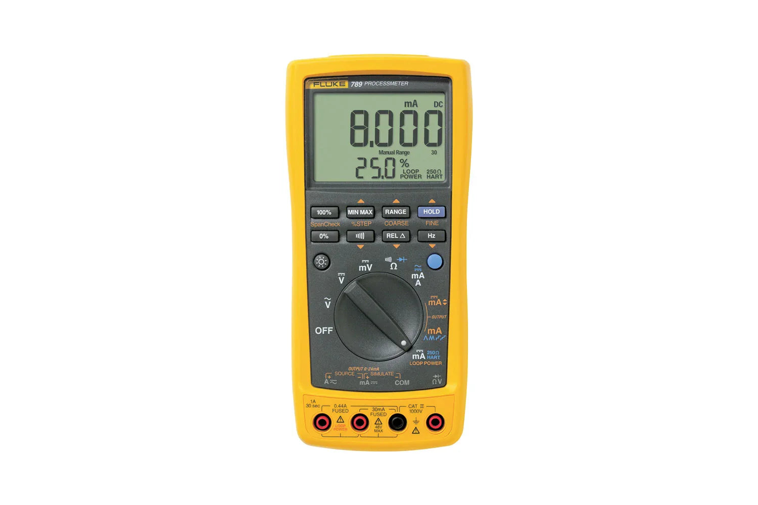 Fluke 789 4-20 mA Loop Calibrator and ProcessMeter (FLUKE-789