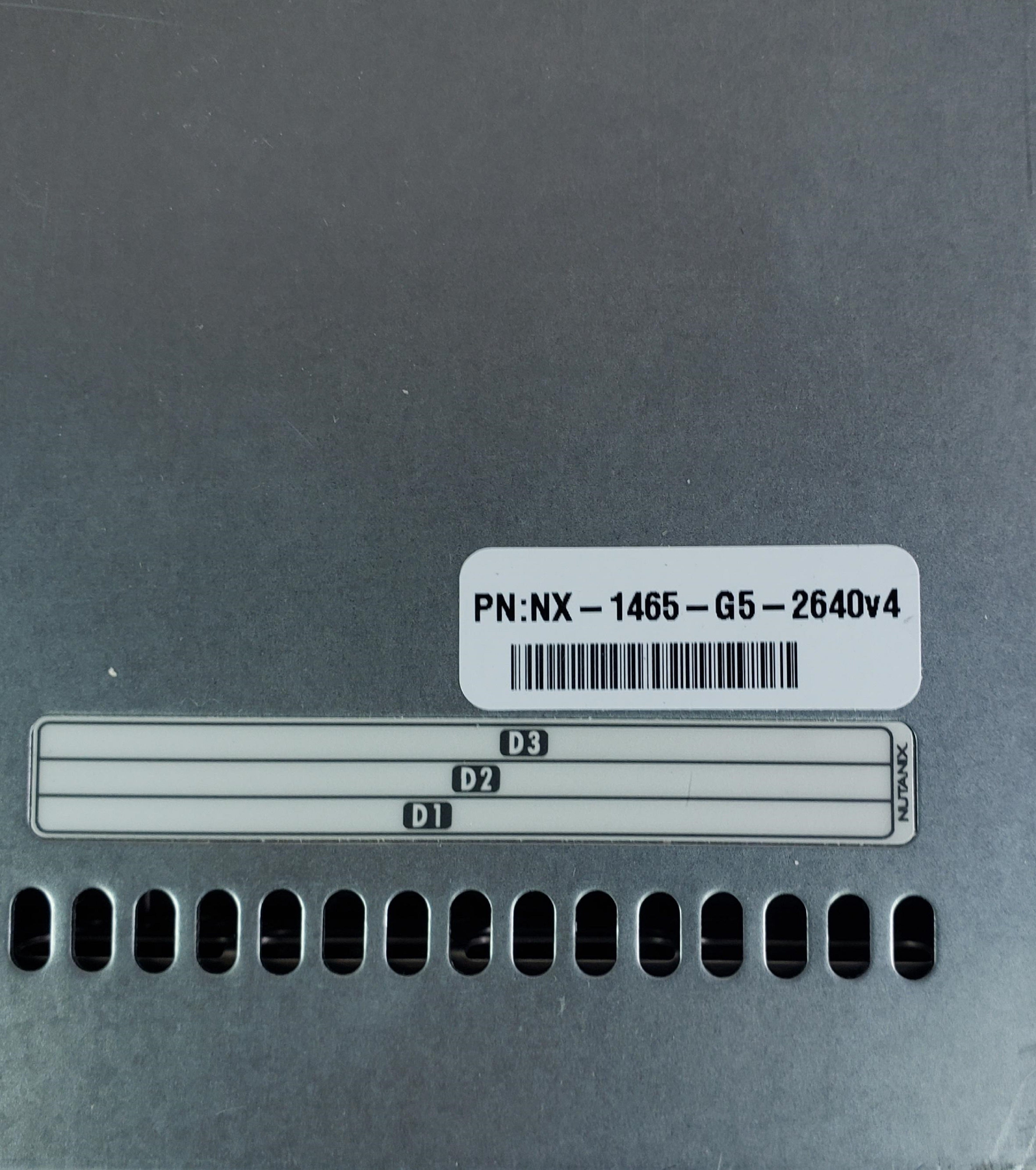 Nutanix NX-1465-G5-2640v4 2U 4 Node 12x 3.5” Barebones Server – No Nodes