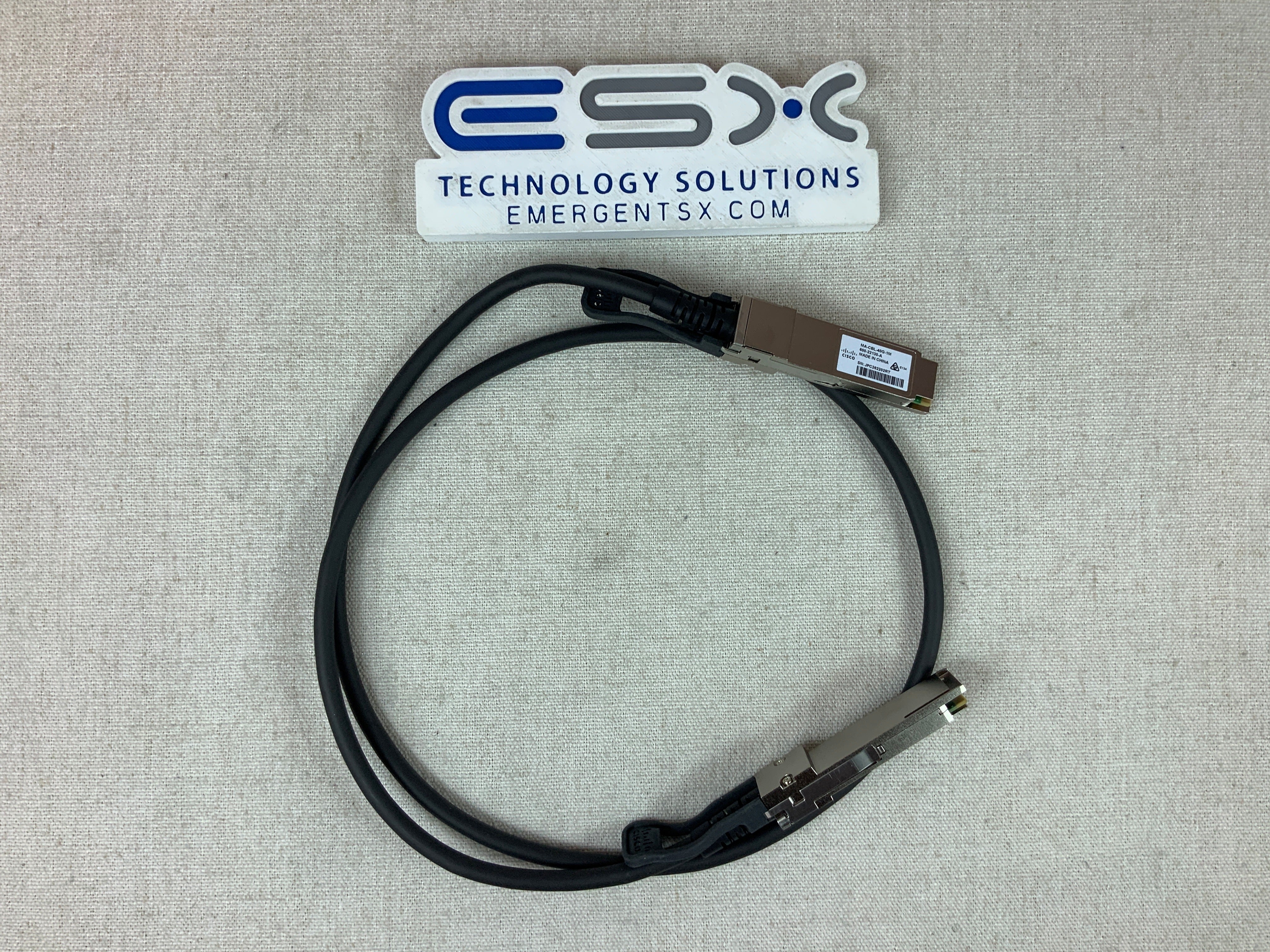 Cisco MA-CBL-40G-1M Meraki 1M 40G QSFP+ DAC Passive Twinax Stacking Cable