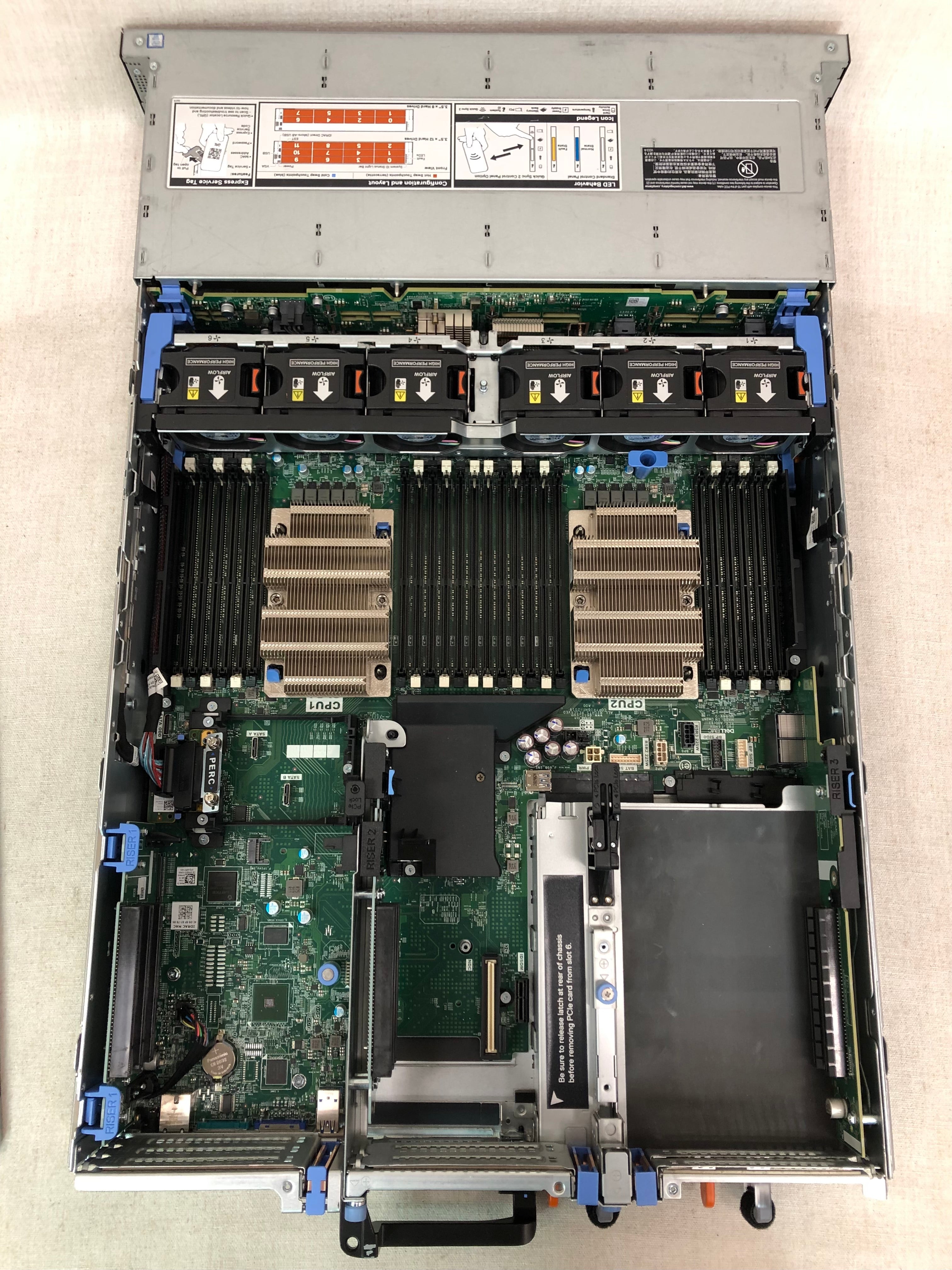 Dell PowerEdge R740XD 96TB SED Backup Server – 2x 8C Gold 3.2GHz 128GB RAM 10G