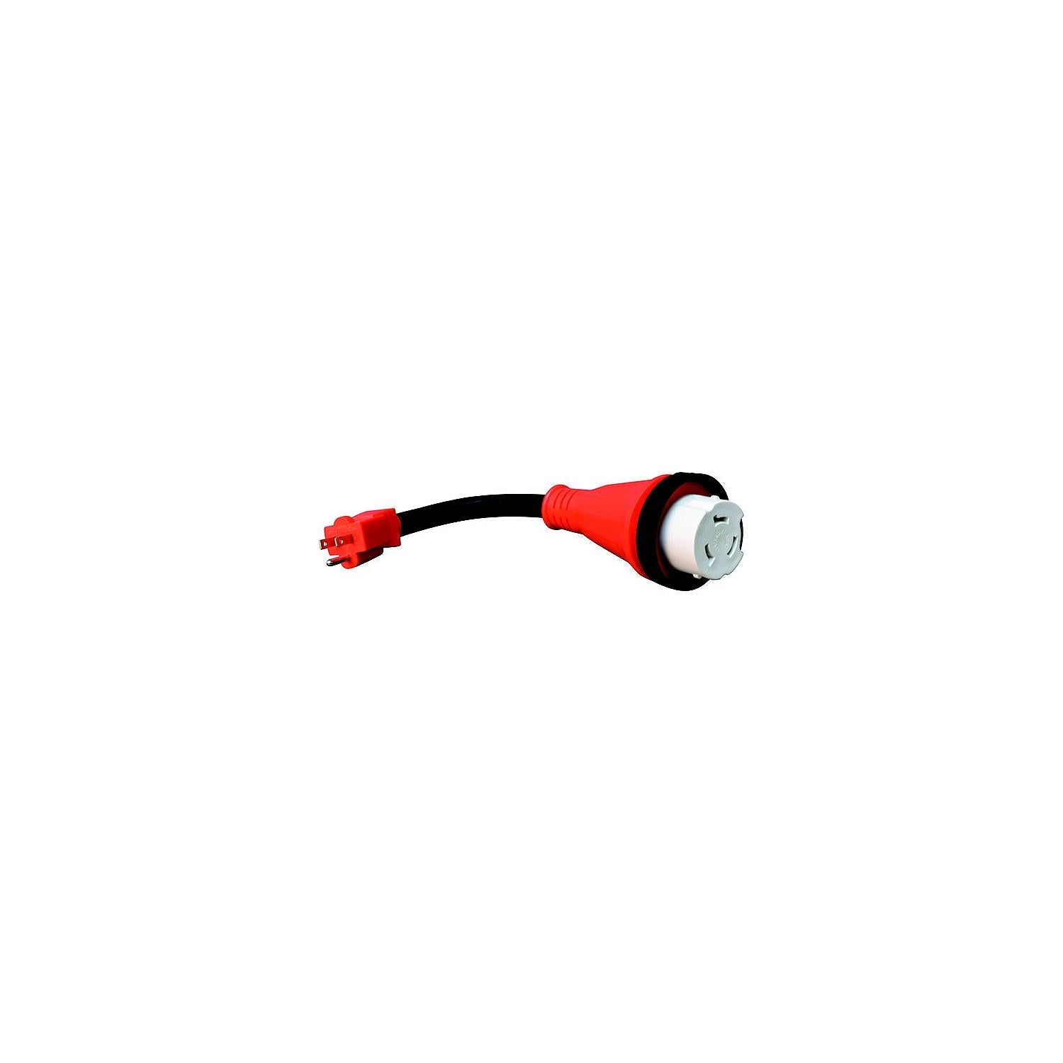 Valterra A10-1530D Mighty Cord 15AM-30AF Detachable Adapter Cord, 12", Bulk