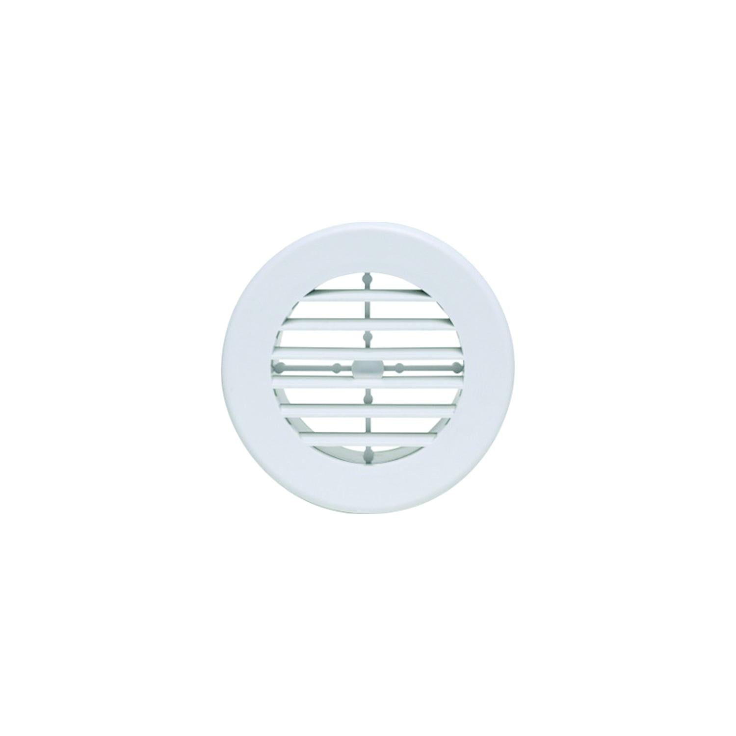 Valterra A10-3345VP Non-Dampered Heating & A/C Register, White