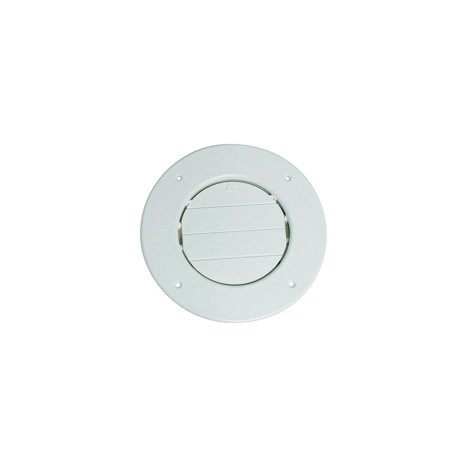 Valterra A10-3357VP 4" Dampered Heating & A/C Register, White