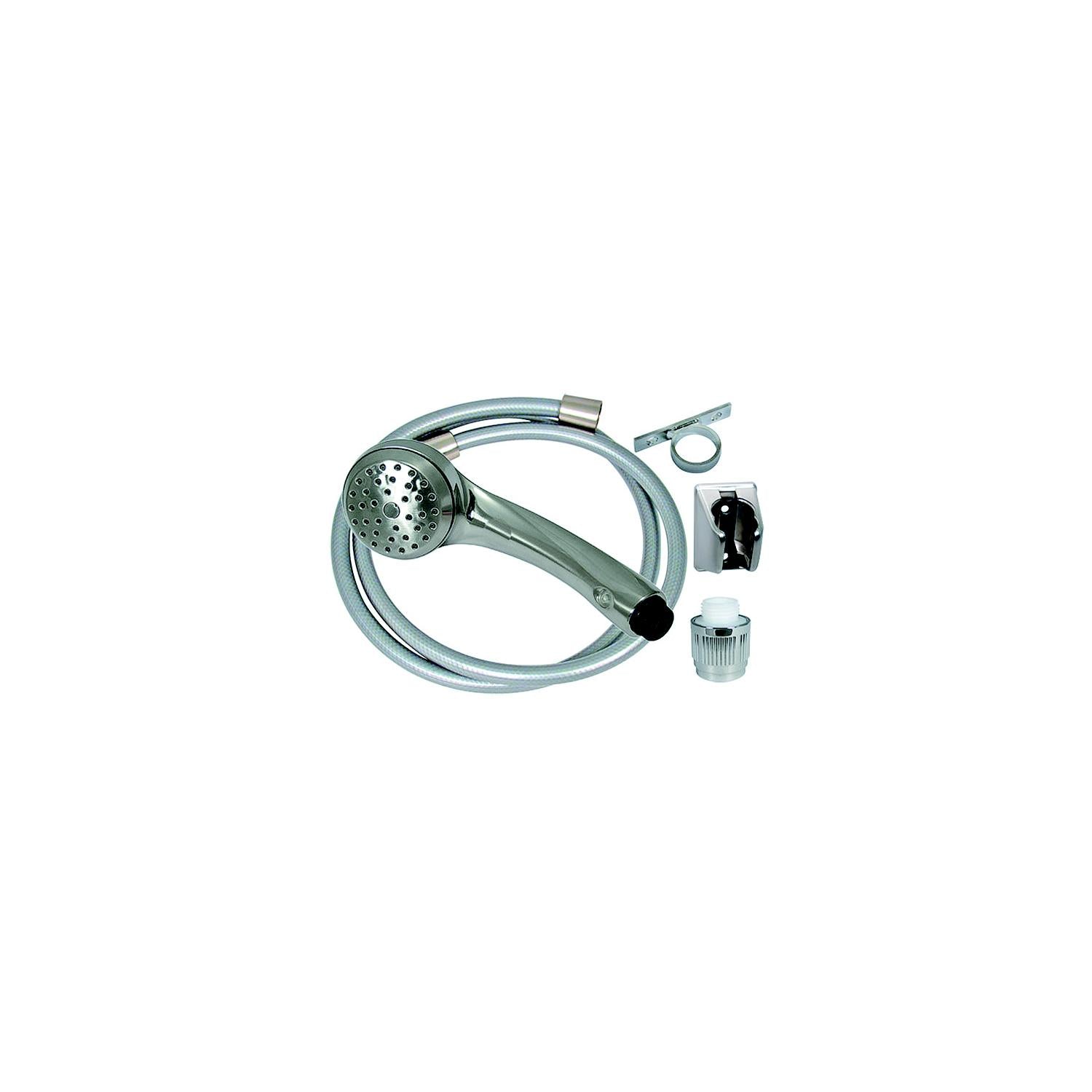 Valterra PF276047 Phoenix Airfusion Hand Held RV Camping Outdoor 60" Shower Hose, & Bracket Kit