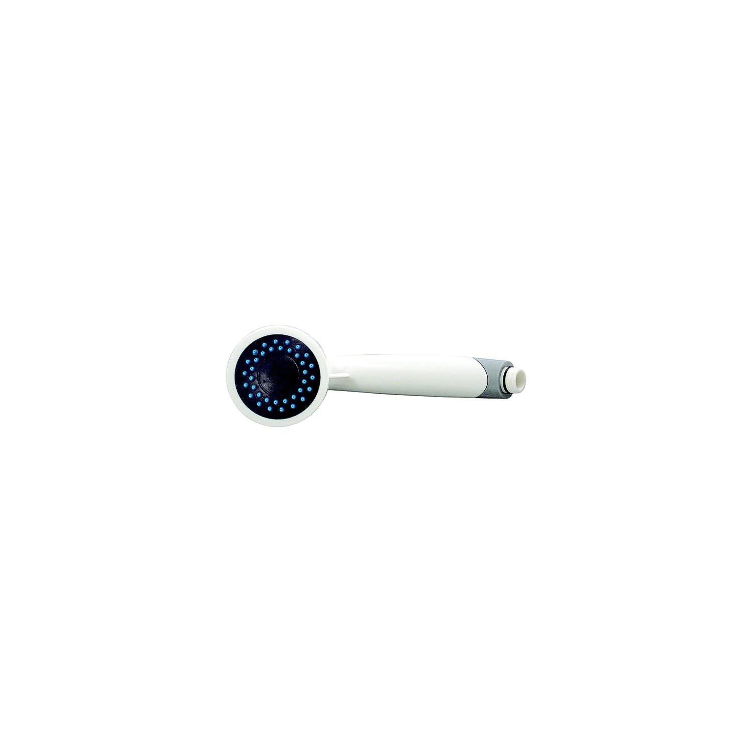 Valterra PF276052 Phoenix White Finish 3 Spray Function RV Camping Outdoor, Shower Head