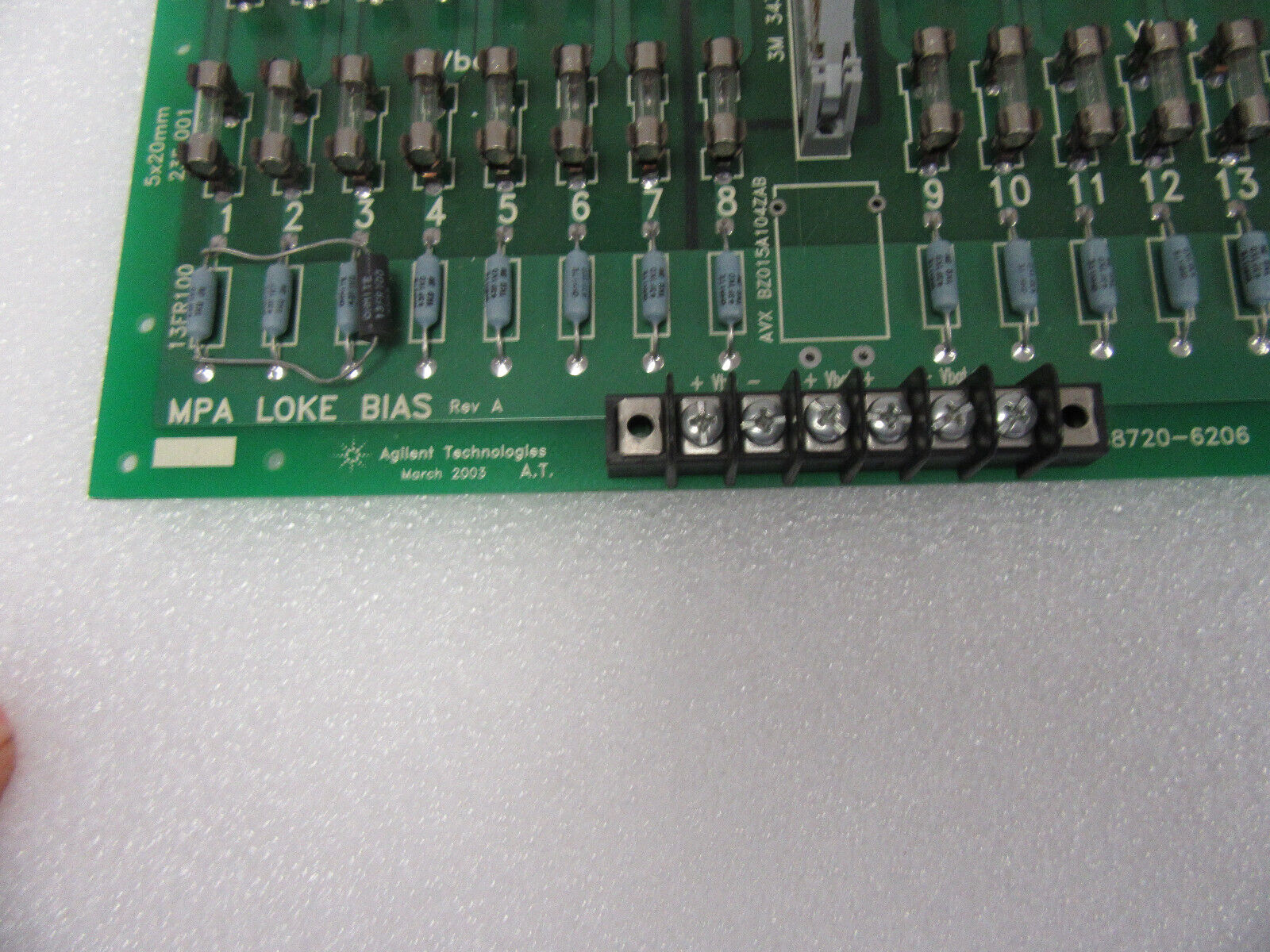 Agilent 38720-6206 MPA Bias Board - Rear View | Alo Tech Solutions
