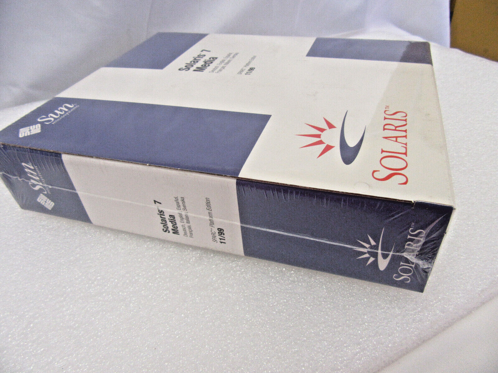 Sun Microsystems Solaris 7 OS Media - Rear View | Alo Tech Solutions