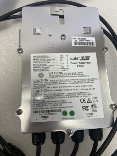SolarEdge P400 DC Optimizer - Wiring View | Alo Tech Solutions