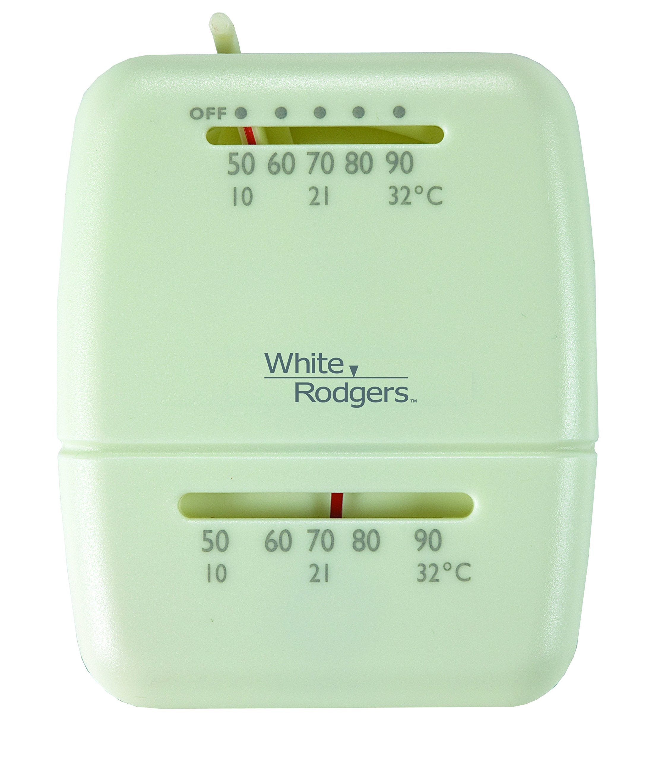 White Rogers M30 White-Rodgers Universal Mechanical Thermostat, Heat Only