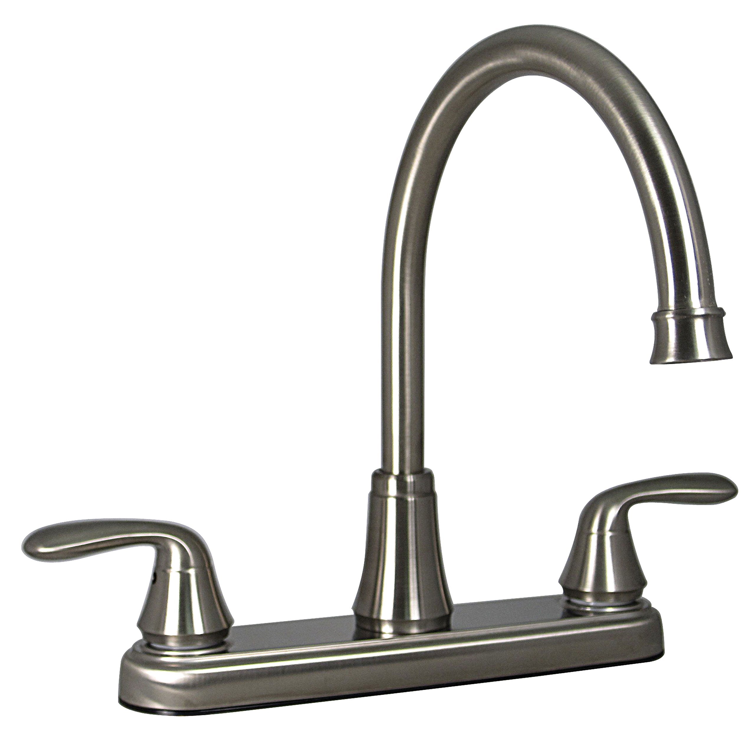 Valterra PF231402 Phoenix Two Handle 8" Hi-Arc Hybrid RV Bathroom Faucet