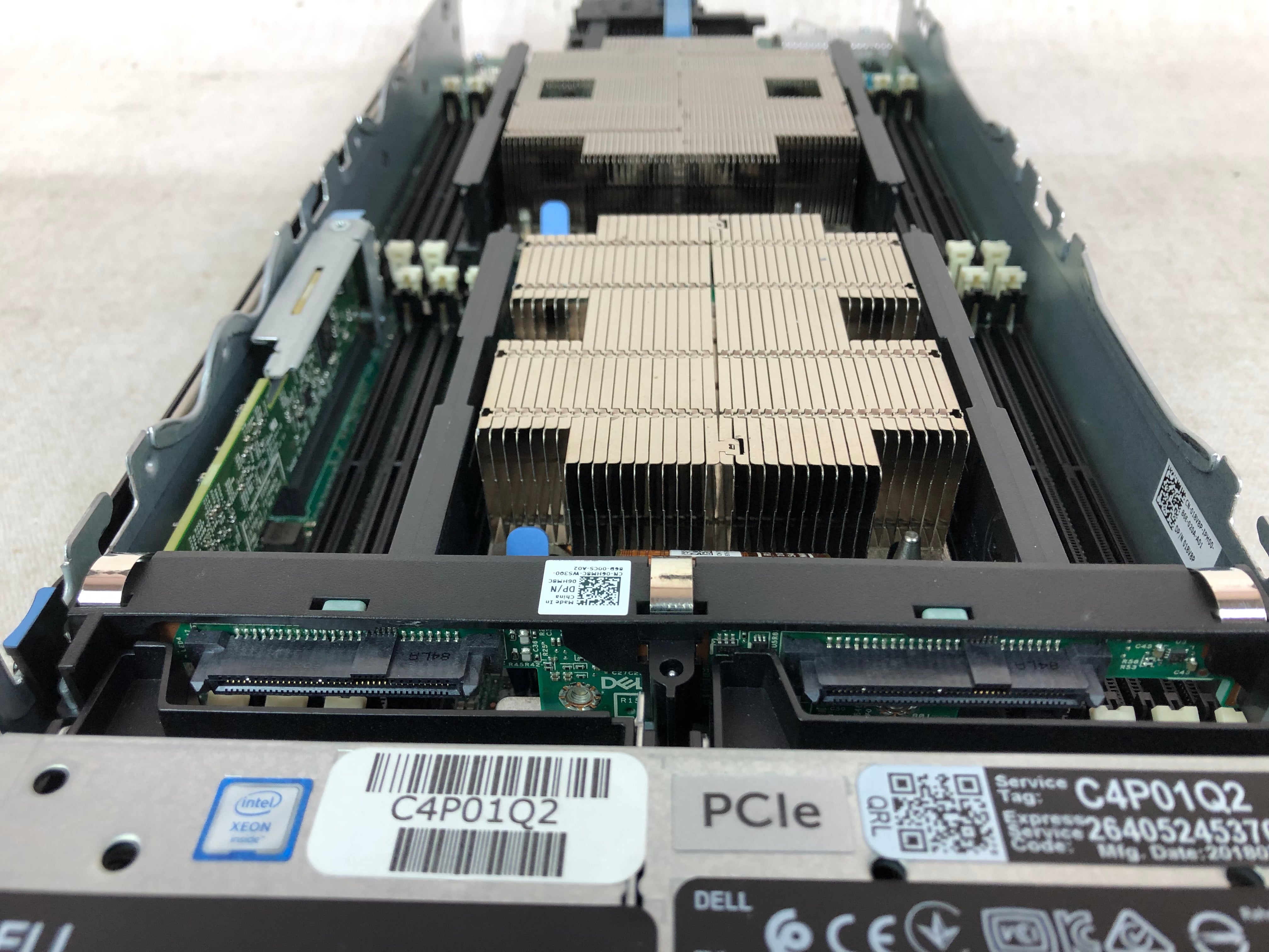 Dell PowerEdge M640 Blade Server 2x 28C Platinum 8276 2.2GHz 256GB, 2x 480GB SSD