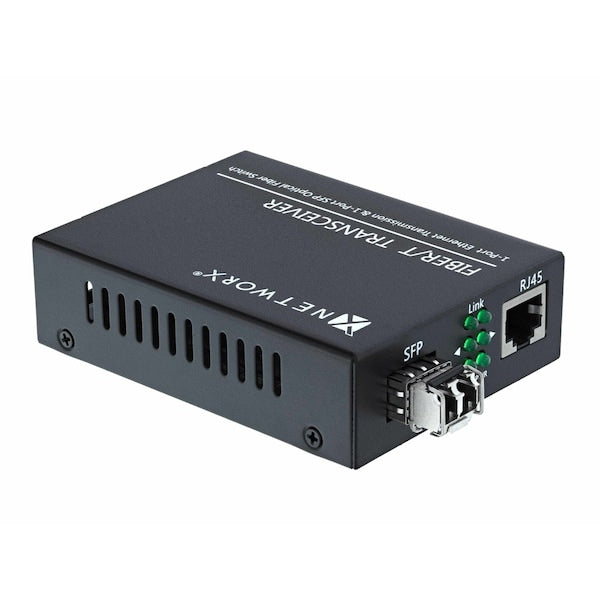 Gigabit Fiber Media Converter - 1000Base-SX, LC Multimode, 550m, 850nm