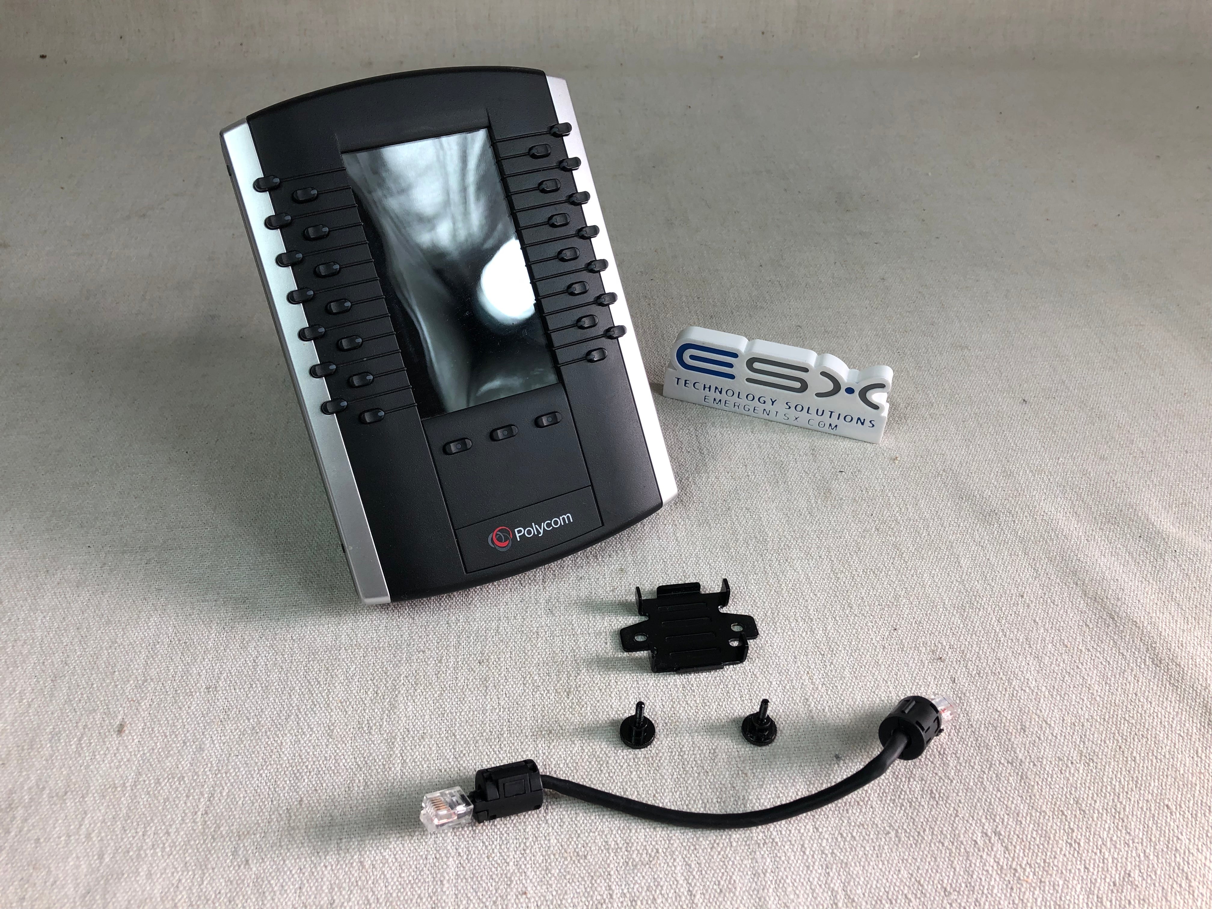 New Open Box VVX Color Expansion Module w/ Stand, Screws and Ethernet Cable