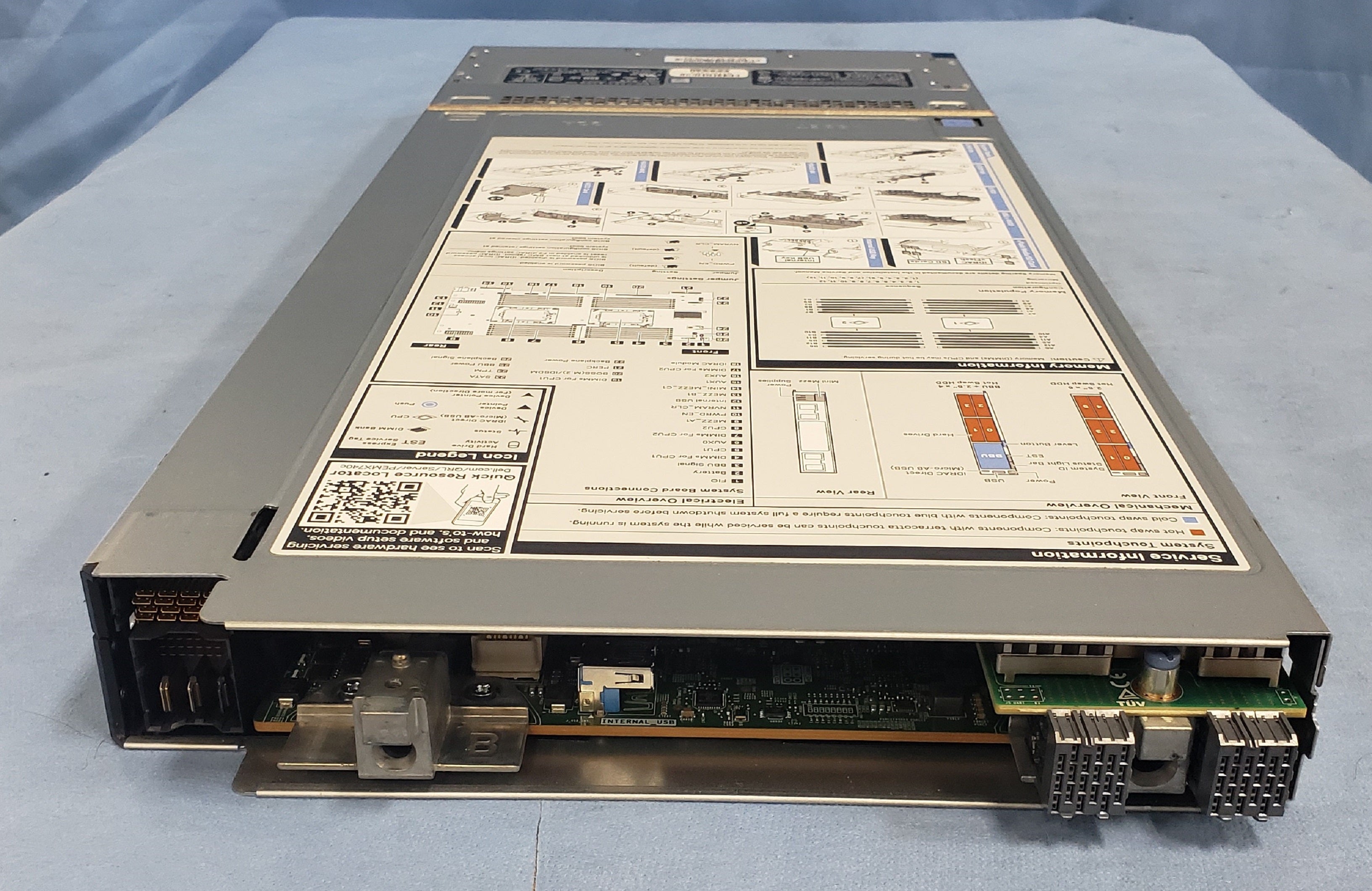 Dell MX740c Blade Server 2x 10C Silver 4210R 2.4GHz 512GB RAM QLogic 41232 10G