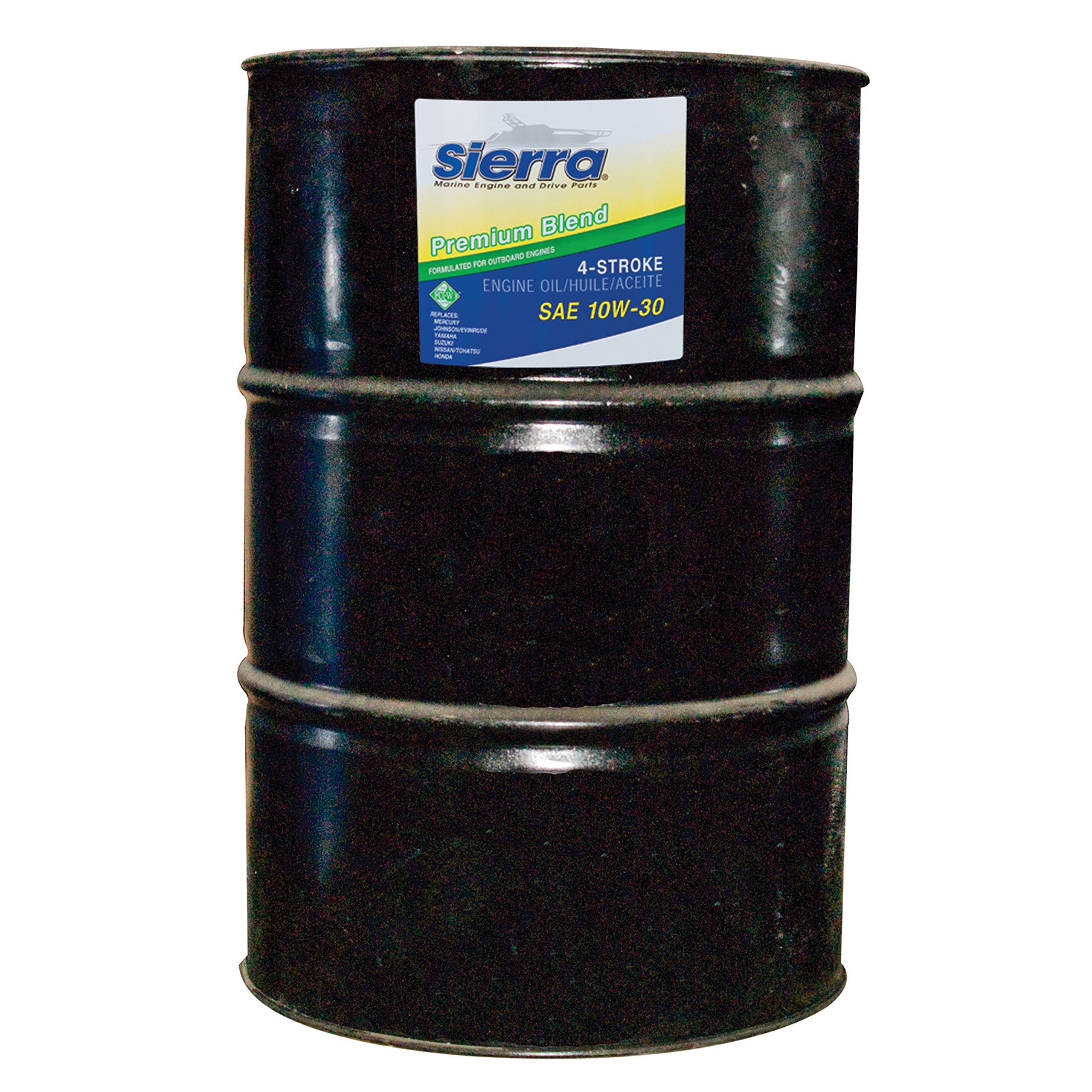 Sierra 94207 10W30 FCW 4Stroke Outboard Oil, 55 Gal. Drum