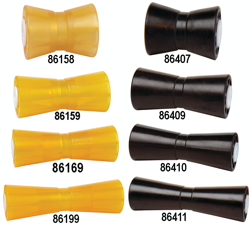Tie Down Engineering 86410 Hull Sav'r Poly Vinly Black Roller