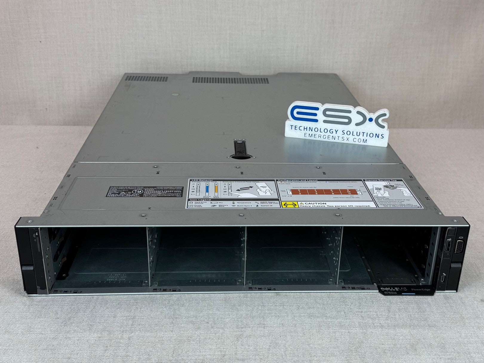 Dell PowerEdge R750XS 12x 3.5" Server- 2x 12C Gold 5317 @ 3GHz, 384GB RAM, H755