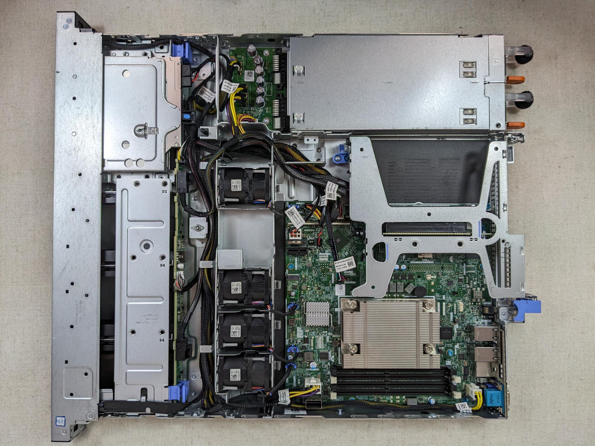 Dell PowerEdge R340 8x 2.5” 1U Barebone CTO Server – 1x Heatsink, 2x 350W