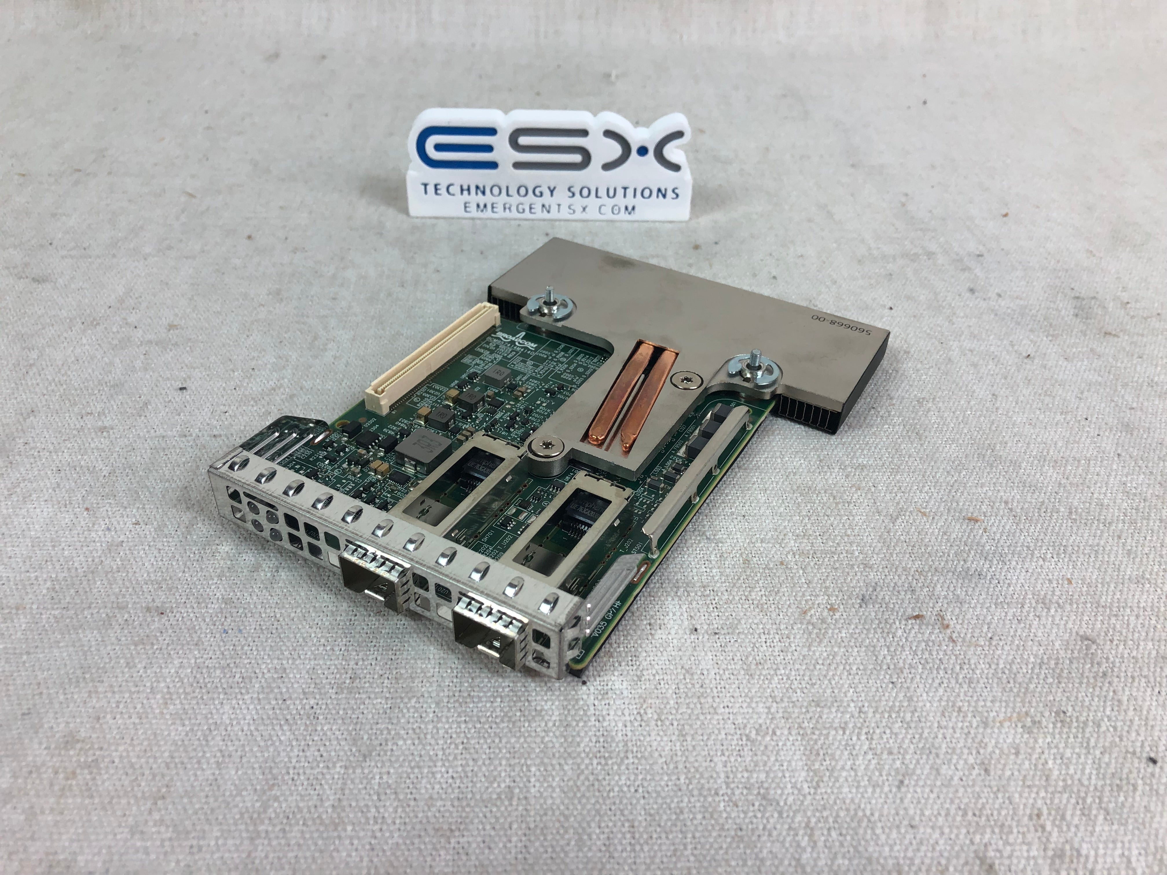 Dell 6WMMV Broadcom 57414 Dual Port 25GB/s SFP28 Network Daughter Card R640 R740