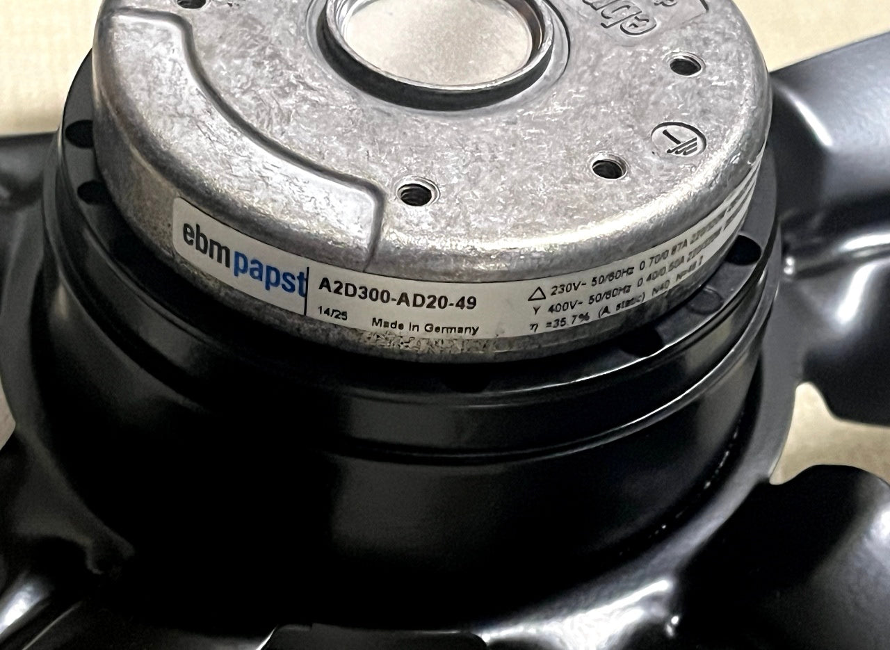 EBMPAPST A2D300-AD20-49 Dual Voltage Axial Fan | 230/400V High-Speed Cooling