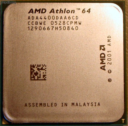 AMD Athlon 64 x2 4400+ ADA4400DAA6CD&nbsp;2.2Ghz DC 2M Cache 110w Toledo Socket 939 pins Desktop Processor. "Used but in Excellent Functional Condition. Some Cosmetic Blemishes".