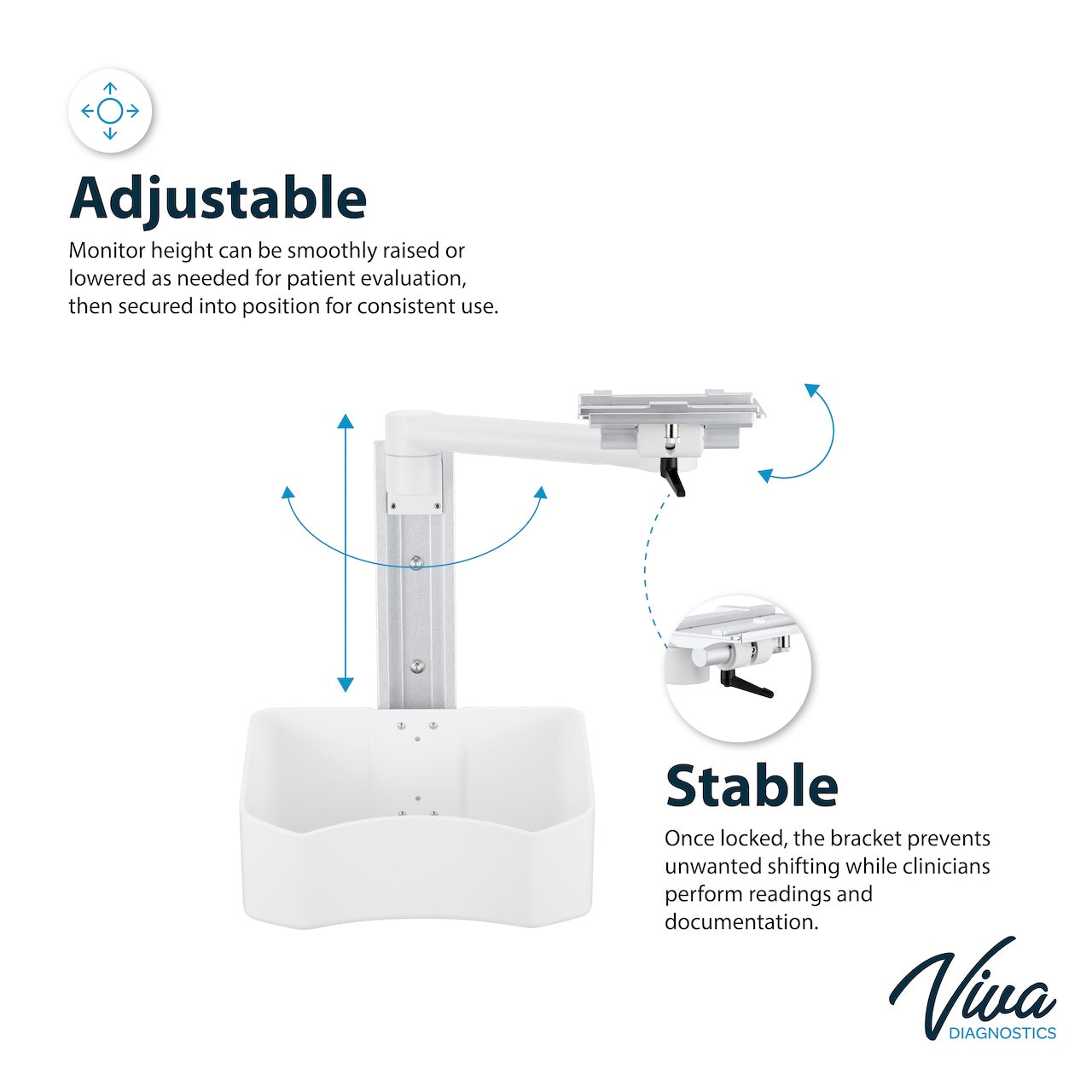 Wall Mount Bracket for Edan M3 Spot Monitor