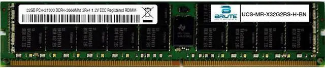 UCS-MR-X32G2RS-H - Cisco Compatible 32GB PC4-21300 DDR4-2666Mhz 2Rx4 1.2v ECC Registered RDIMM