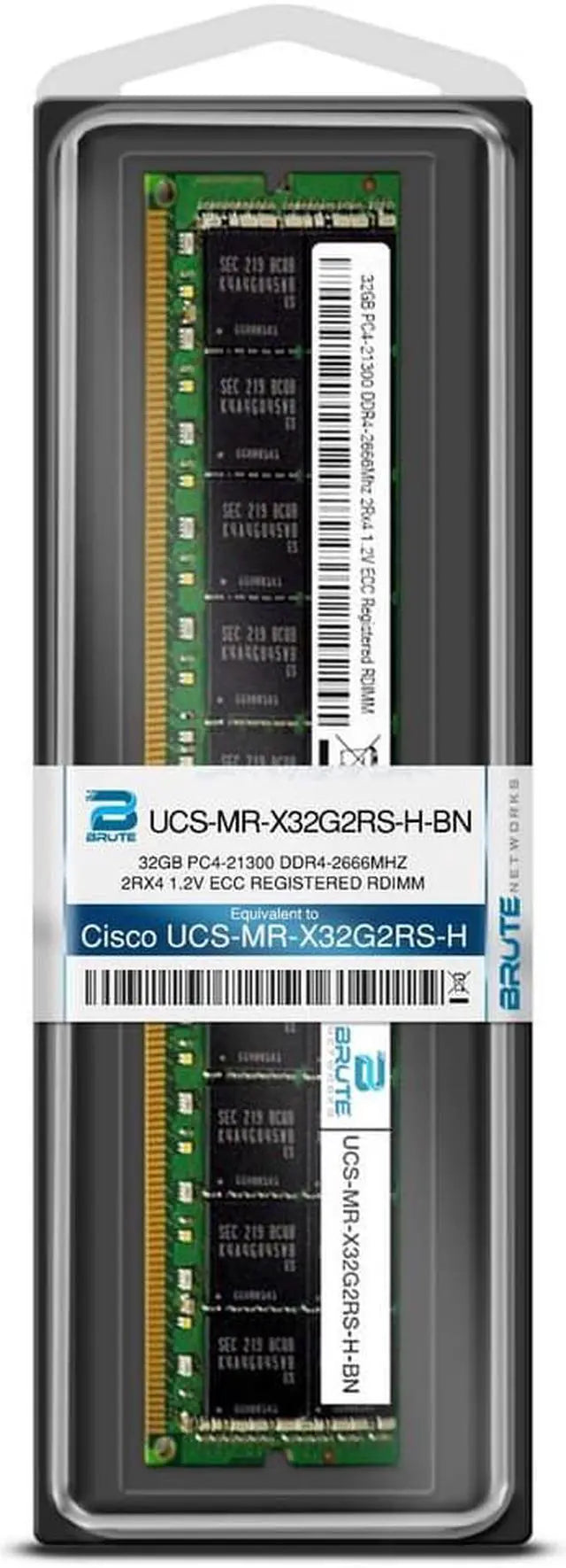 UCS-MR-X32G2RS-H - Cisco Compatible 32GB PC4-21300 DDR4-2666Mhz 2Rx4 1.2v ECC Registered RDIMM