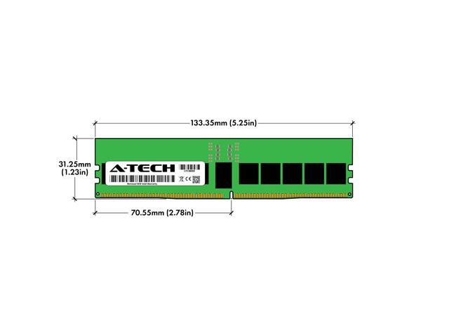 32GB RAM for Dell PowerEdge T560, R660, R660xs, R6615, R6625, R760, R760xa, R760xd2, R760xs, R7615, R7625, R860, R960 | DDR5 4800MHz EC8 RDIMM PC5-38400 2Rx8 ECC Registered Server Memory Single Module