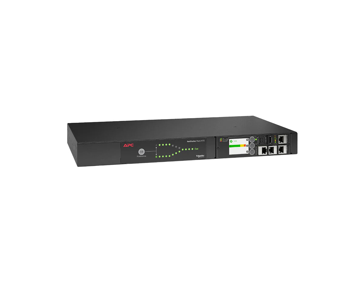APC AP4450A - NetShelter Rack ATS 1.44kVA 120V 15A Automatic Transfer Switch | Rack ATS | Alo Tech Solutions