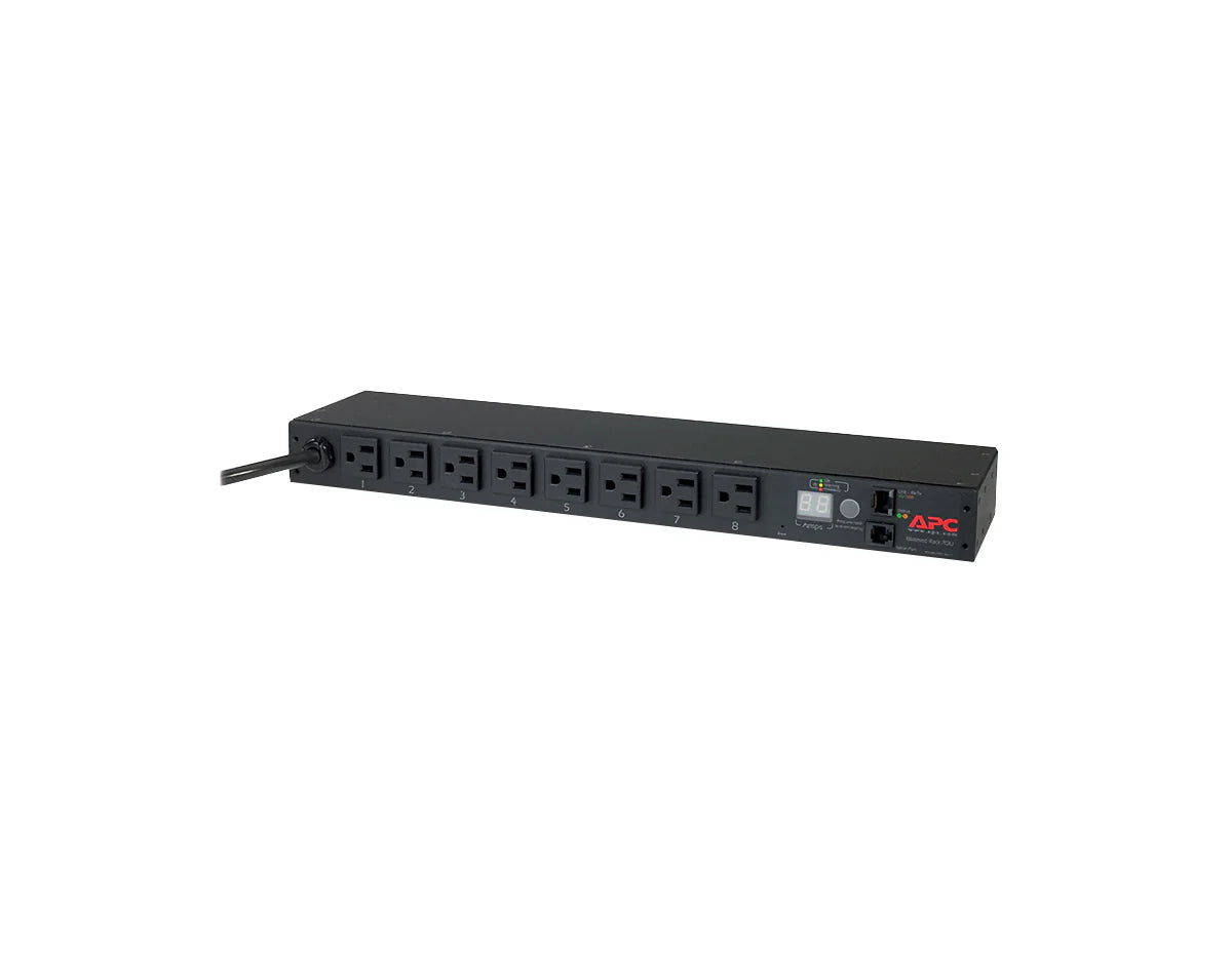 APC AP7800B - NetShelter 1U 15A Metered Rack PDU 8 Outlets | Power Distribution Unit | Alo Tech Solutions