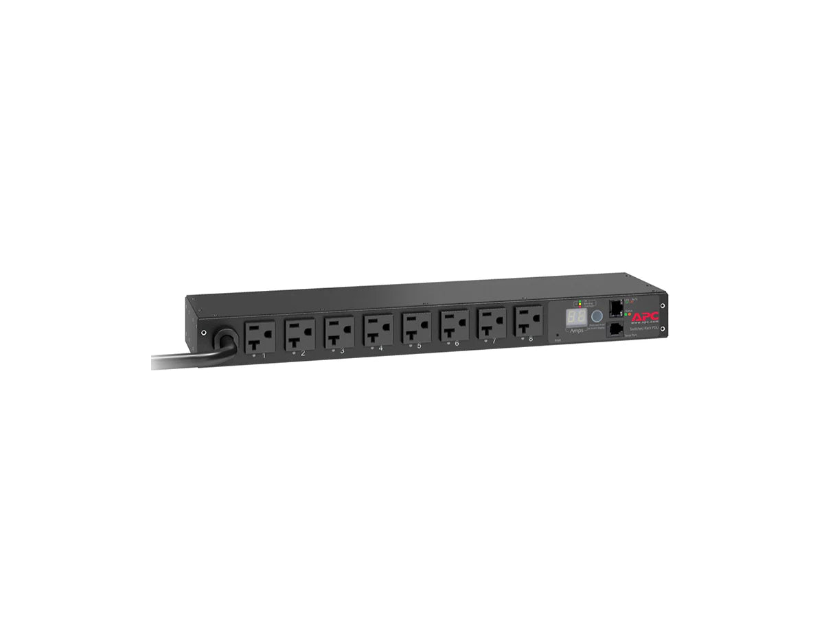 APC AP7901B - 1U Switched Rack PDU 20A 120V 8 Outlets | Power Distribution Unit | Alo Tech Solutions