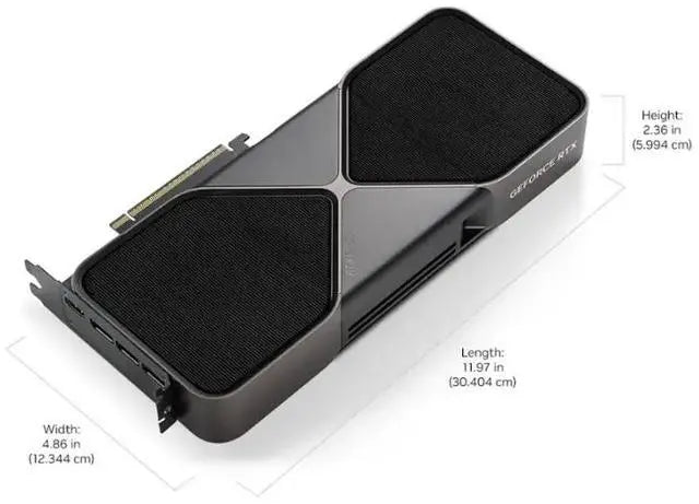 NVIDIA Founder Edition GeForce RTX 5090 32GB GDDR7 PCI Express 5.0 x16 ATX Graphics Card 900-1G144-2530-000