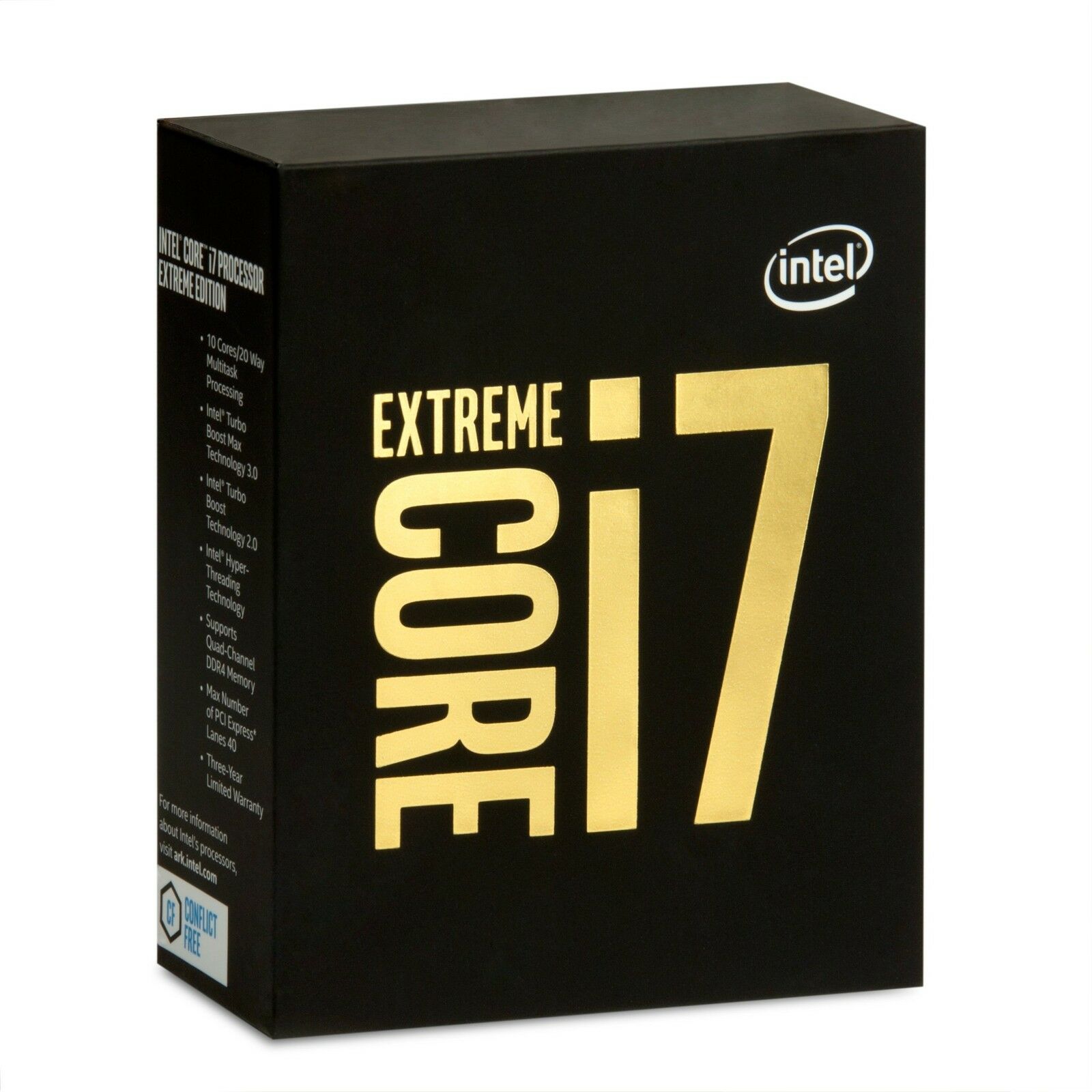 Intel i7-6950X 25M Broadwell-E 10-Core 3.0 GHz BX80671I76950X Socket LGA 2011-v3 140W (SR2PA) Desktop Processor