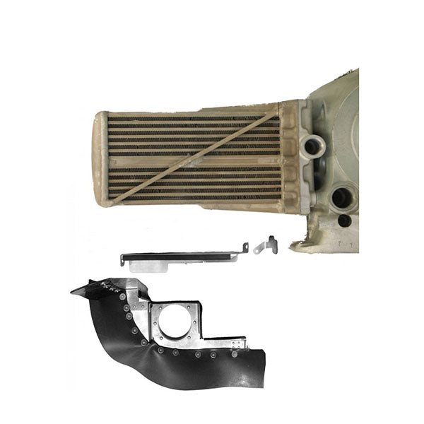 Cessna 180 1956-81 182 58-73 Package D Engine Baffle Kit, Bare, Black Seals
