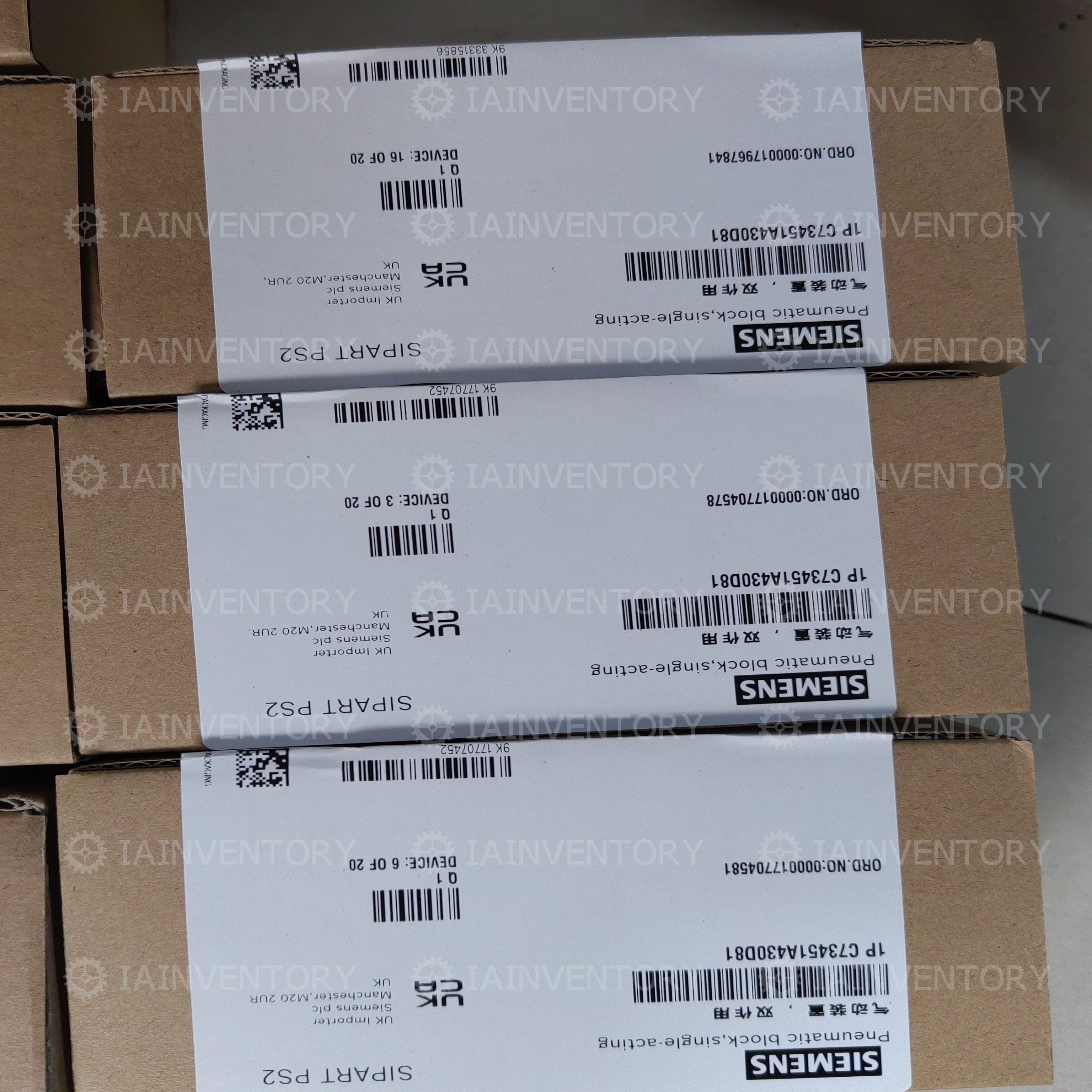 Siemens C73451-A430-D81 C73451A430D81 Pneumatic Block