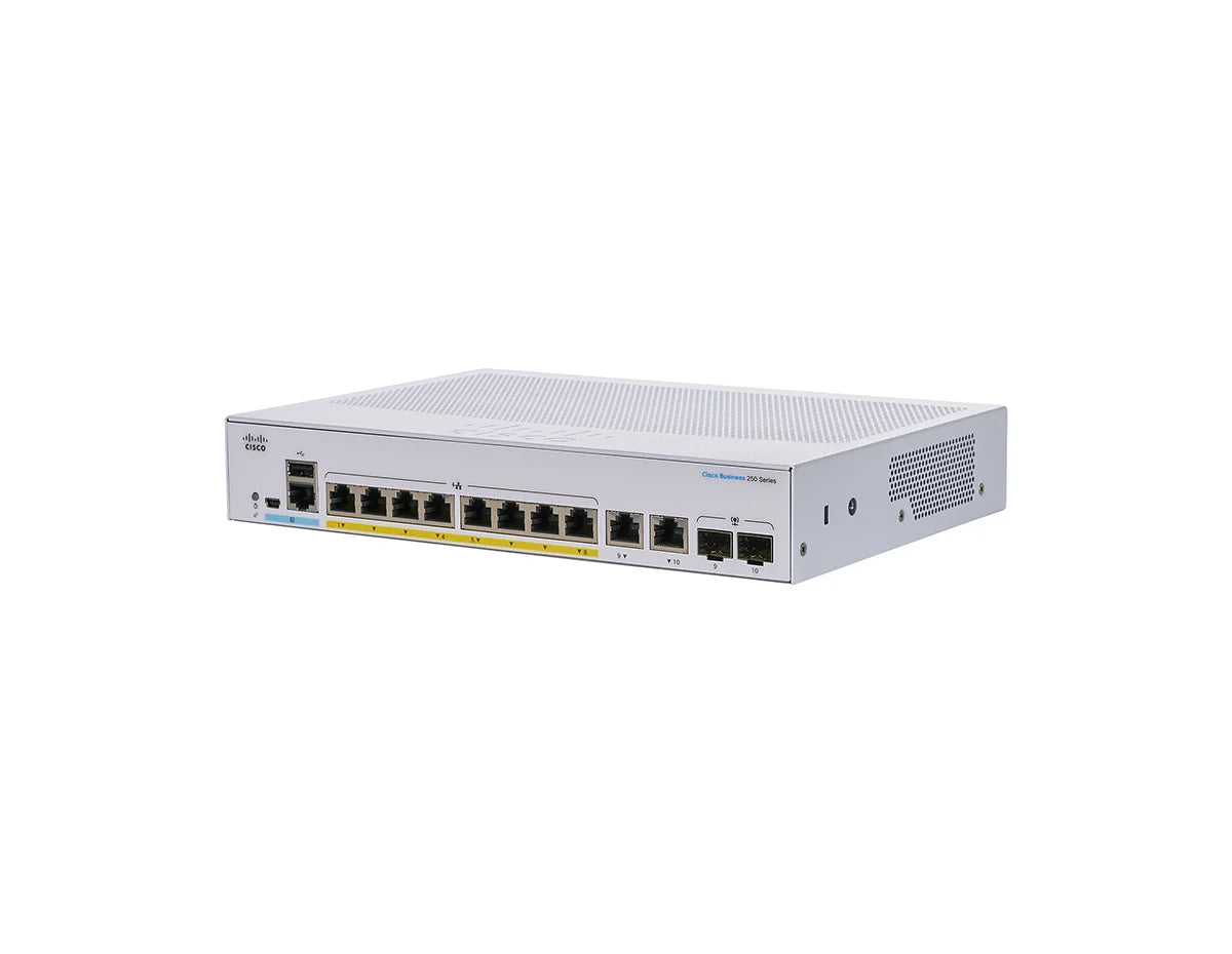 Cisco CBS250-8FP-E-2G Switch
