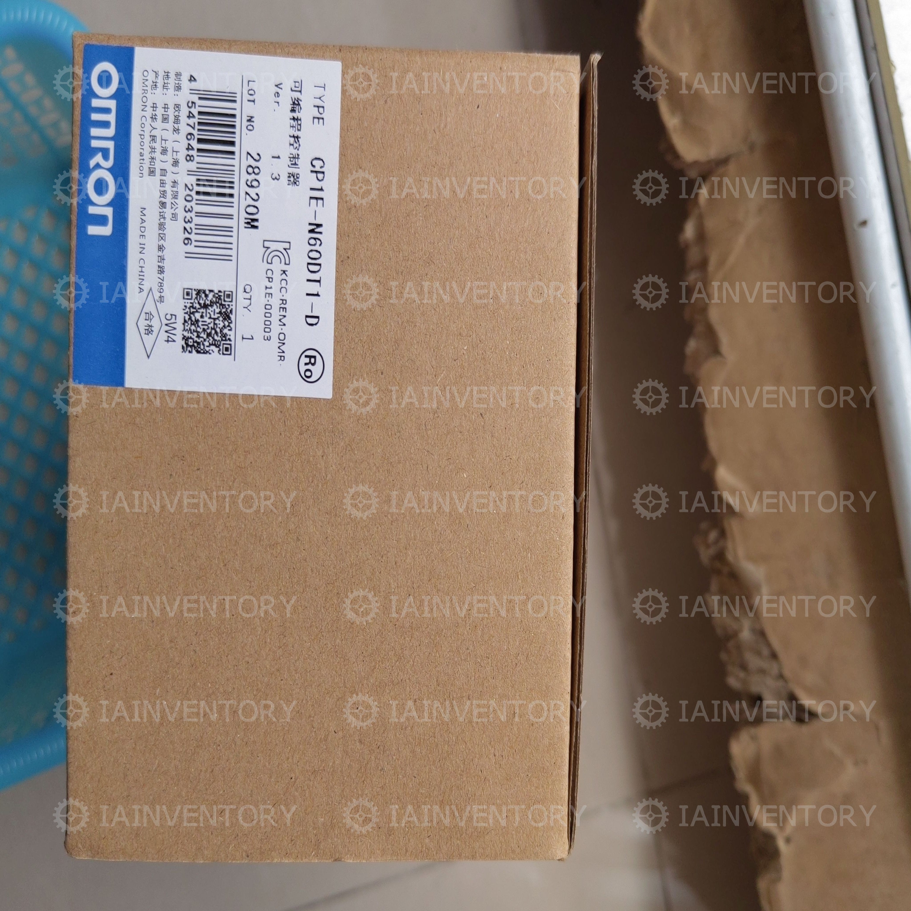 Omron CP1E-N60DT1-D PLC module