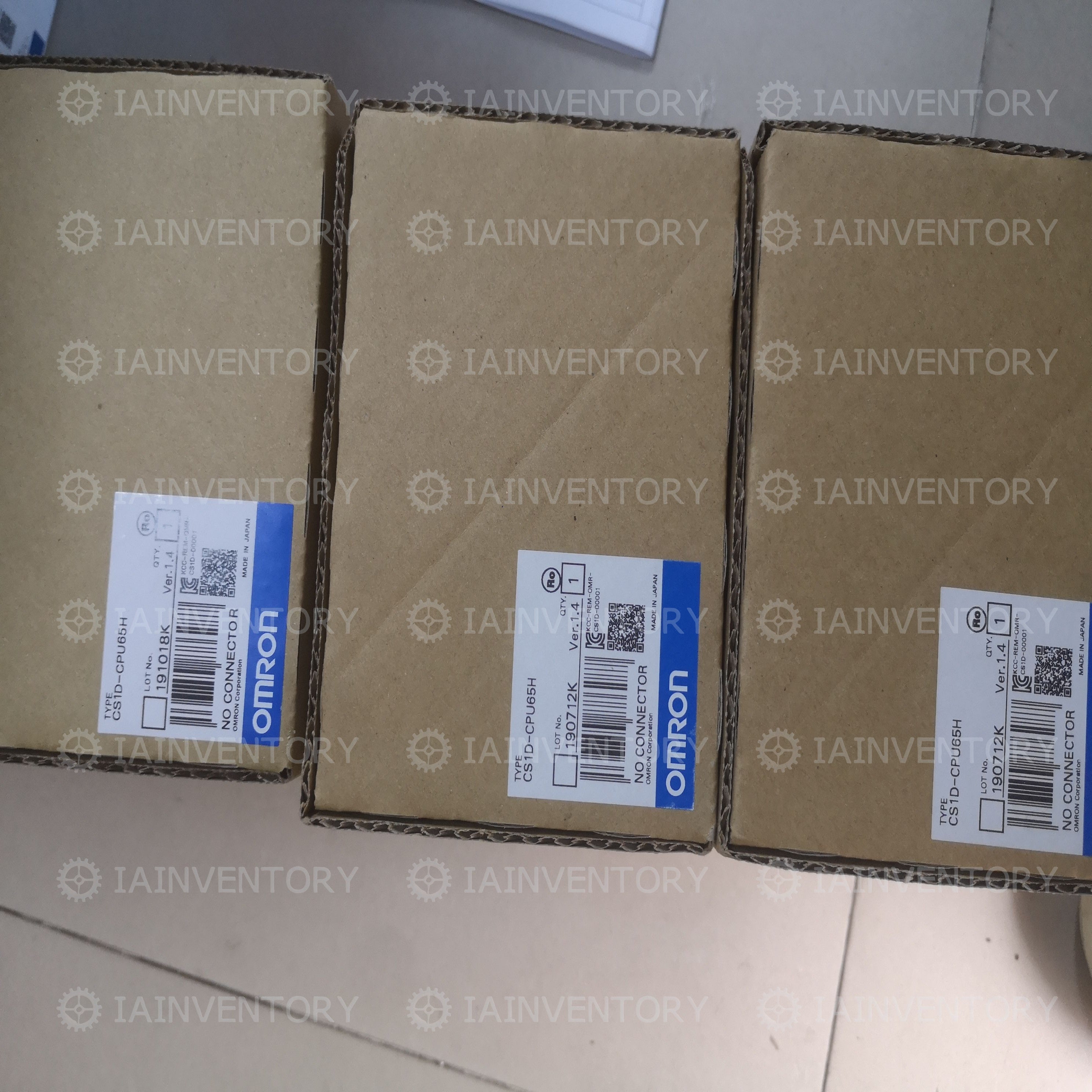 OMRON CS1D-CPU65H ver 1.3 never