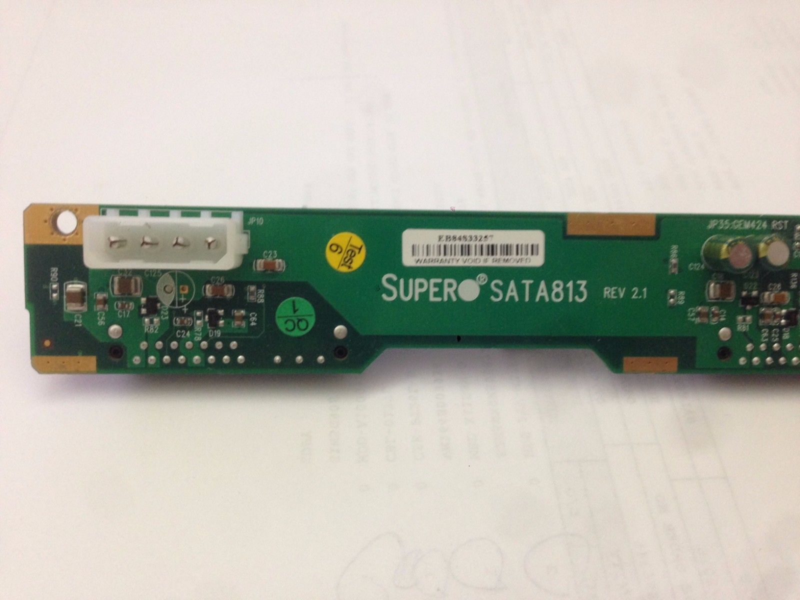 Supermicro CSE-SATA-813 1U for SC813T Chassis Sata Backplane.