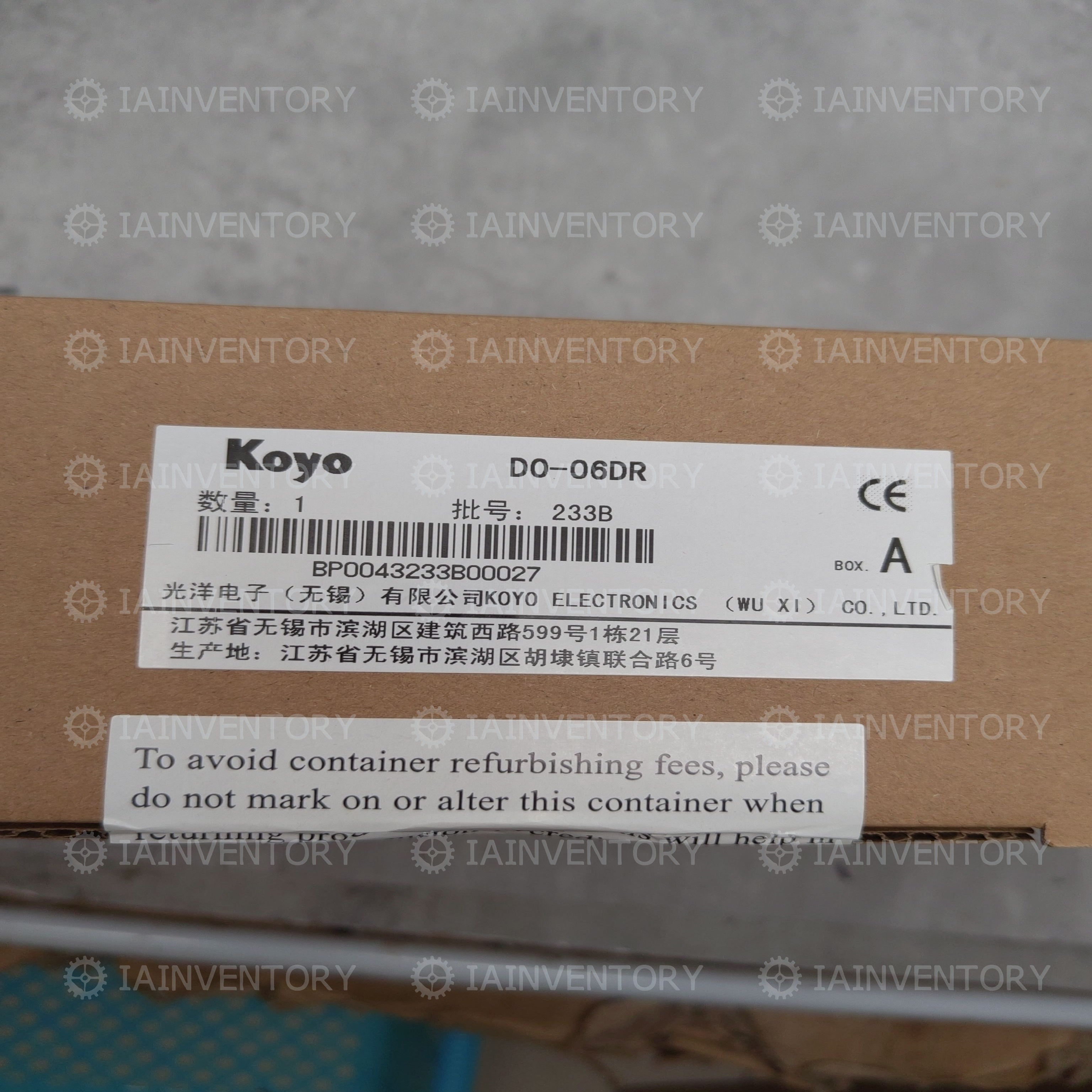 KOYO PLC D0-06DR