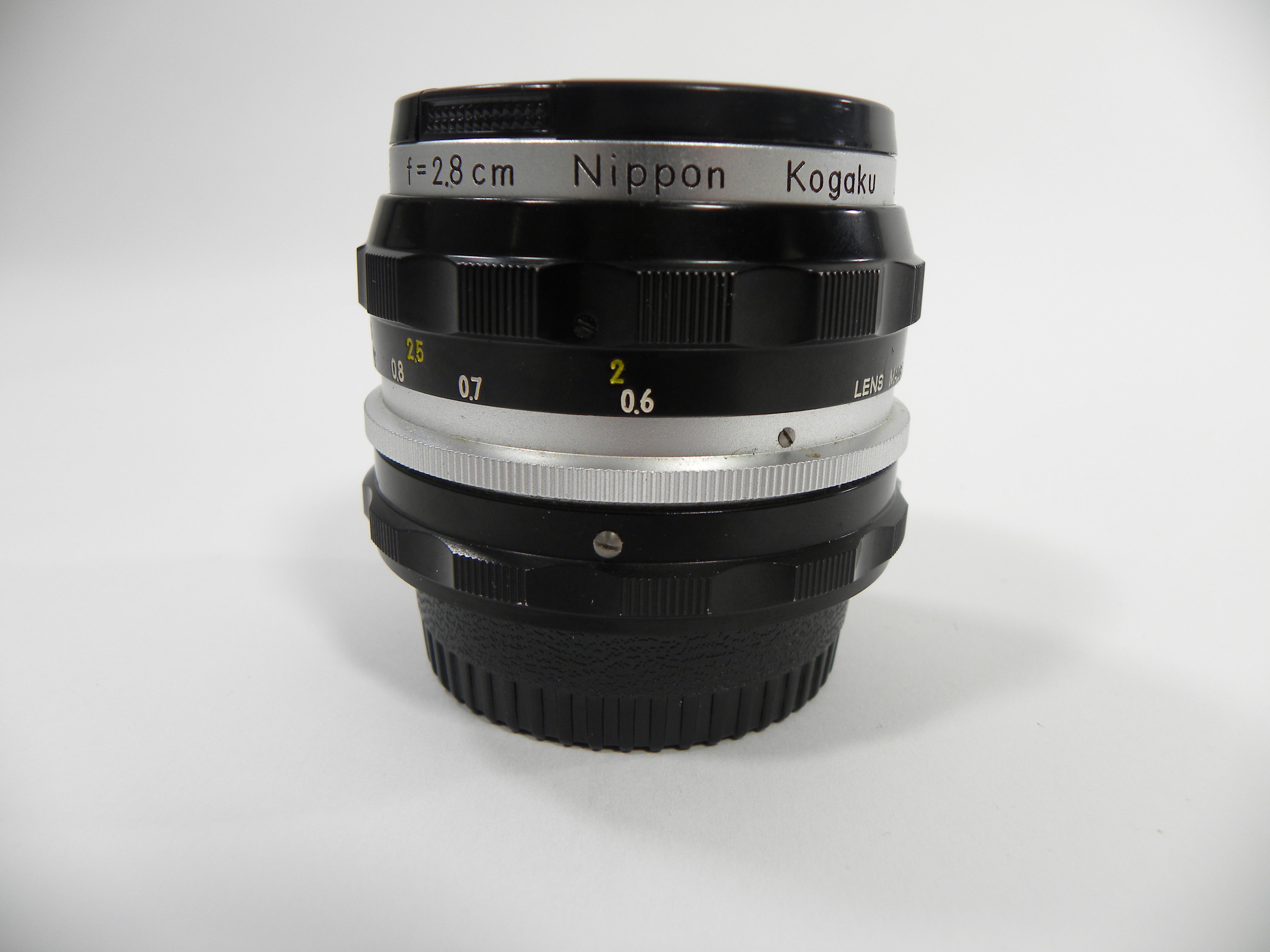 Nikon Nikkor-H Auto 2.8cm f3.5 Nippon Kogaku F Mount