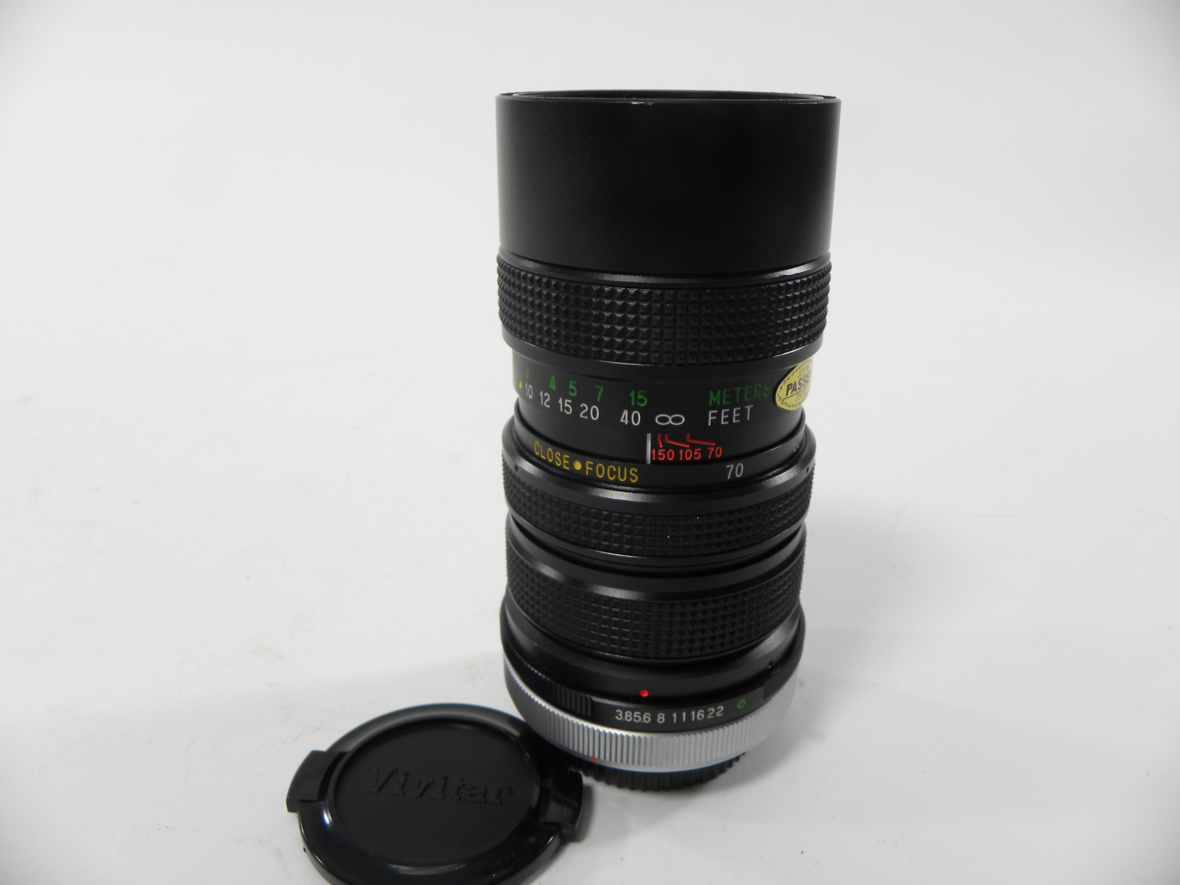 Vivitar Close Focusing Auto Zoom 70-150mm f3.8 FD Mount
