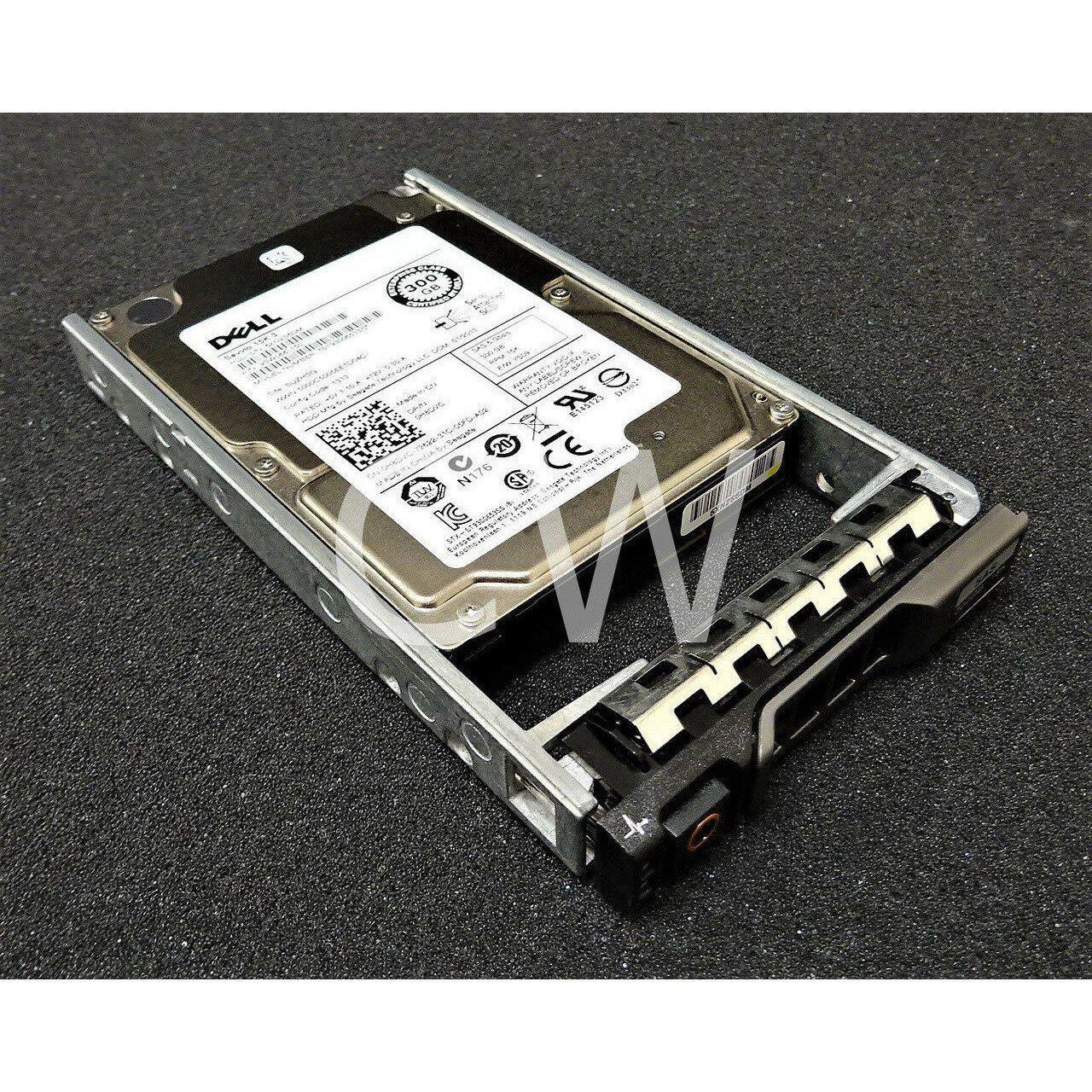 Dell H8DVC 0H8DVC 300GB 15K 6Gb/s SAS 2.5" HDD Hard Drive ST9300653SS W/ TRAY 715663215264-FoxTI