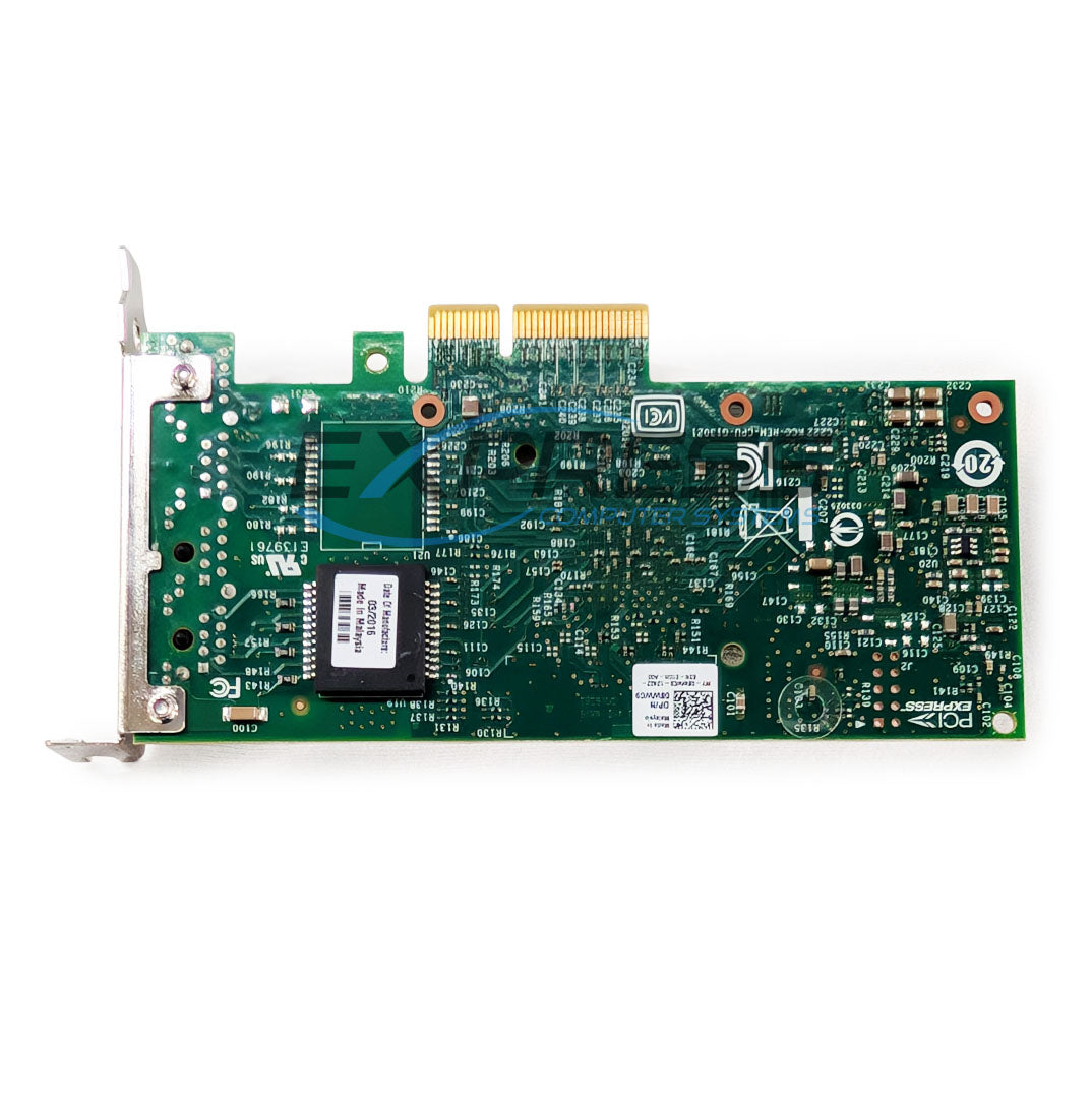 Dell Intel I350-T2 Dual Port 1GBase-T LP Adapter | YG4N3