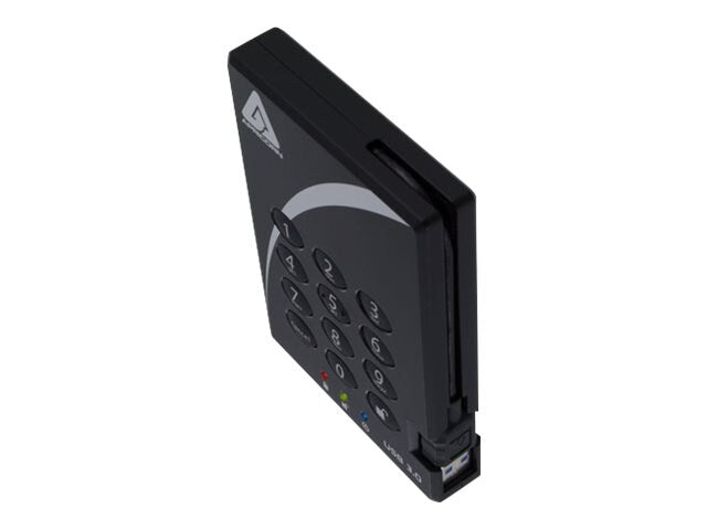 Apricorn 2TB AES-XTS Padlock Secure USB 3.0 256-bit Encrypted External Hard Drive (TAA Compliant